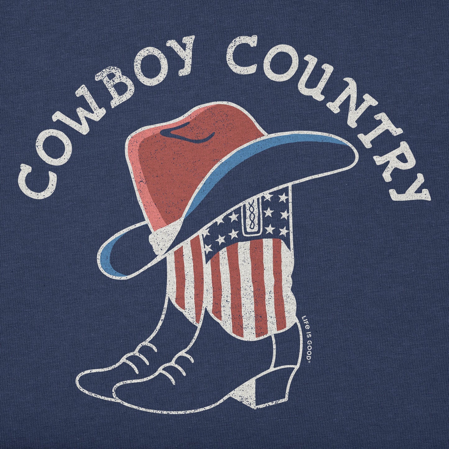 Women's Cowboy Country Long Sleeve Crusher Tee