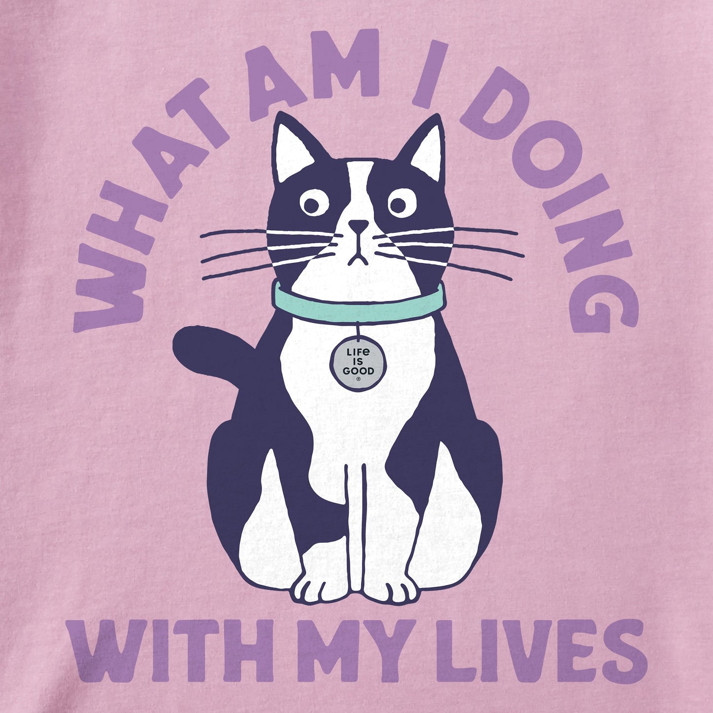 Women's What Am I Doing With My Lives Short Sleeve Crusher Tee