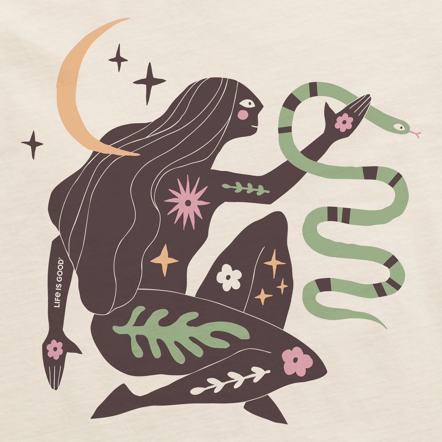 Women's Snake Charmer Crusher Boxy Hoodie