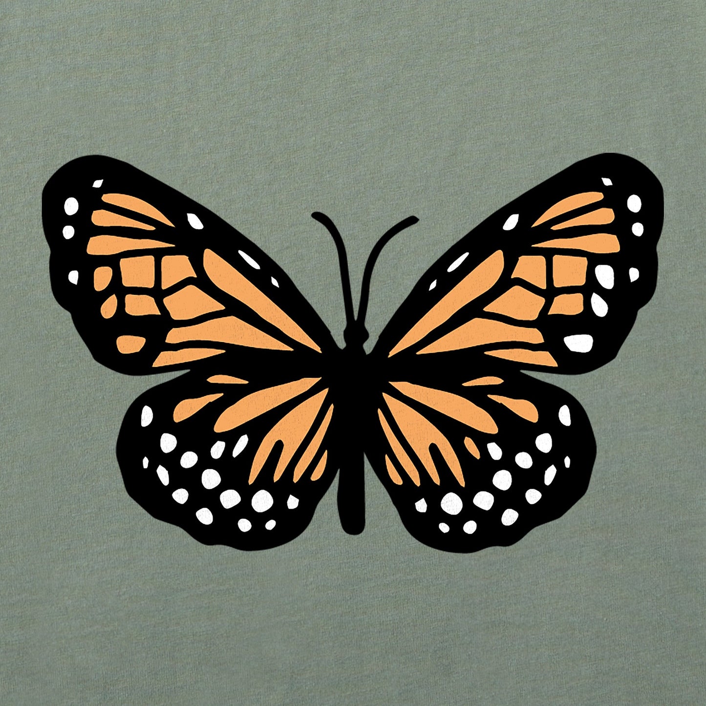 Women's Clean Butterfly Crusher Boxy Hoodie