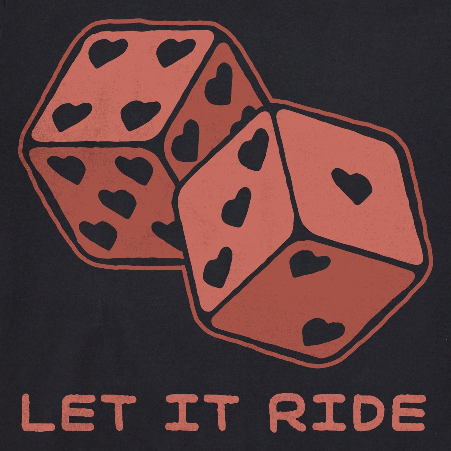 Men's Let it Ride Dice Short Sleeve Crusher Tee