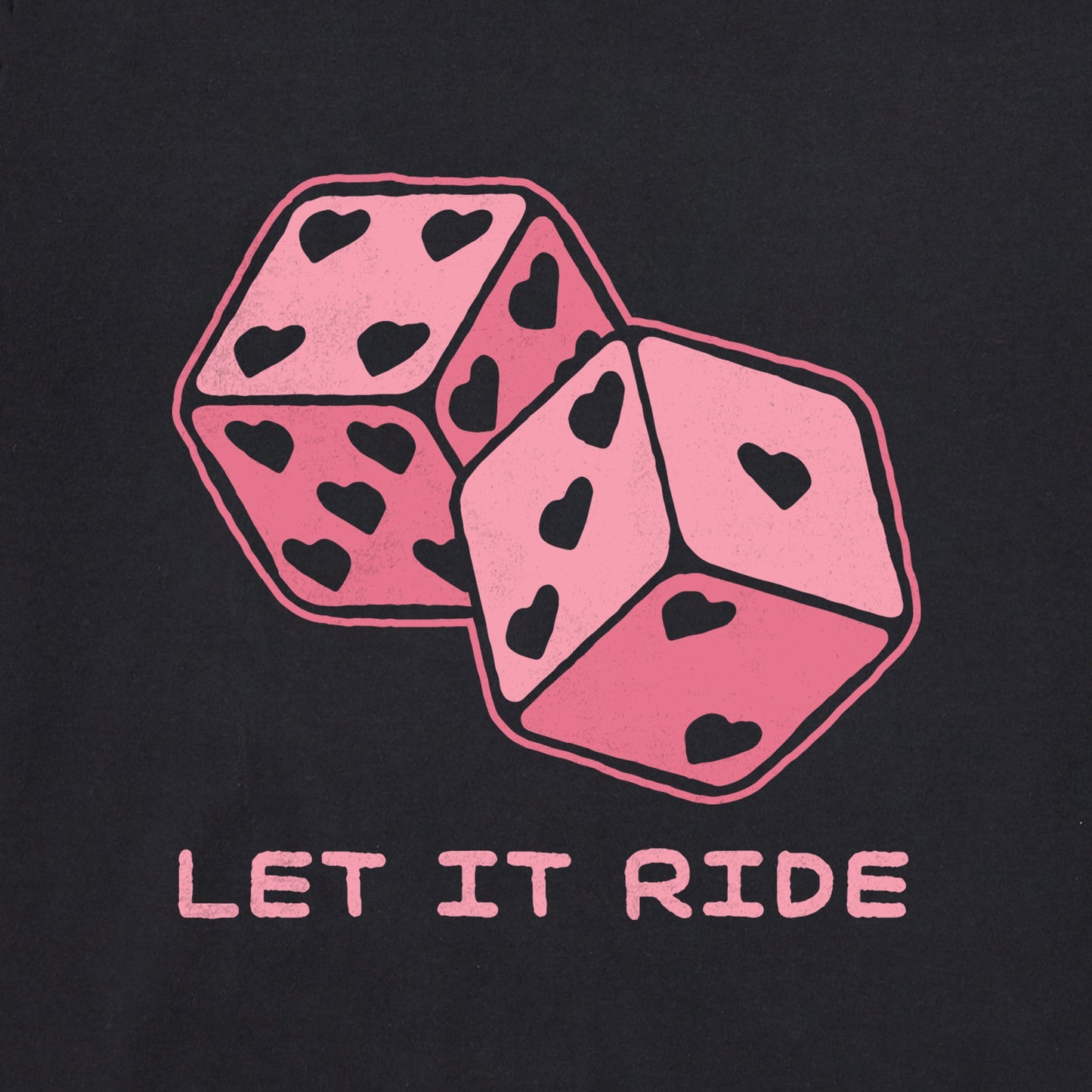 Women's Let it Ride Dice Simply True Fleece Hoodie
