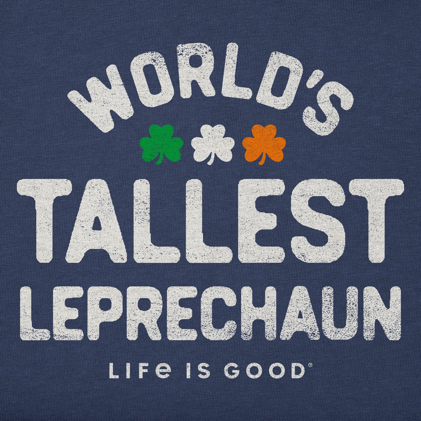 Kids World's Tallest Leprechaun Short Sleeve Crusher Tee