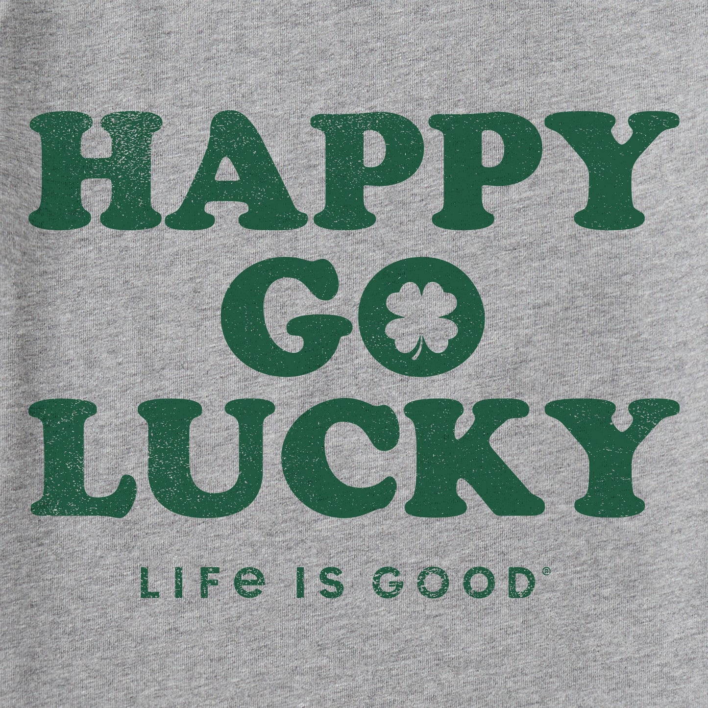 Women's Happy Go Lucky Irish Long Sleeve Crusher Tee