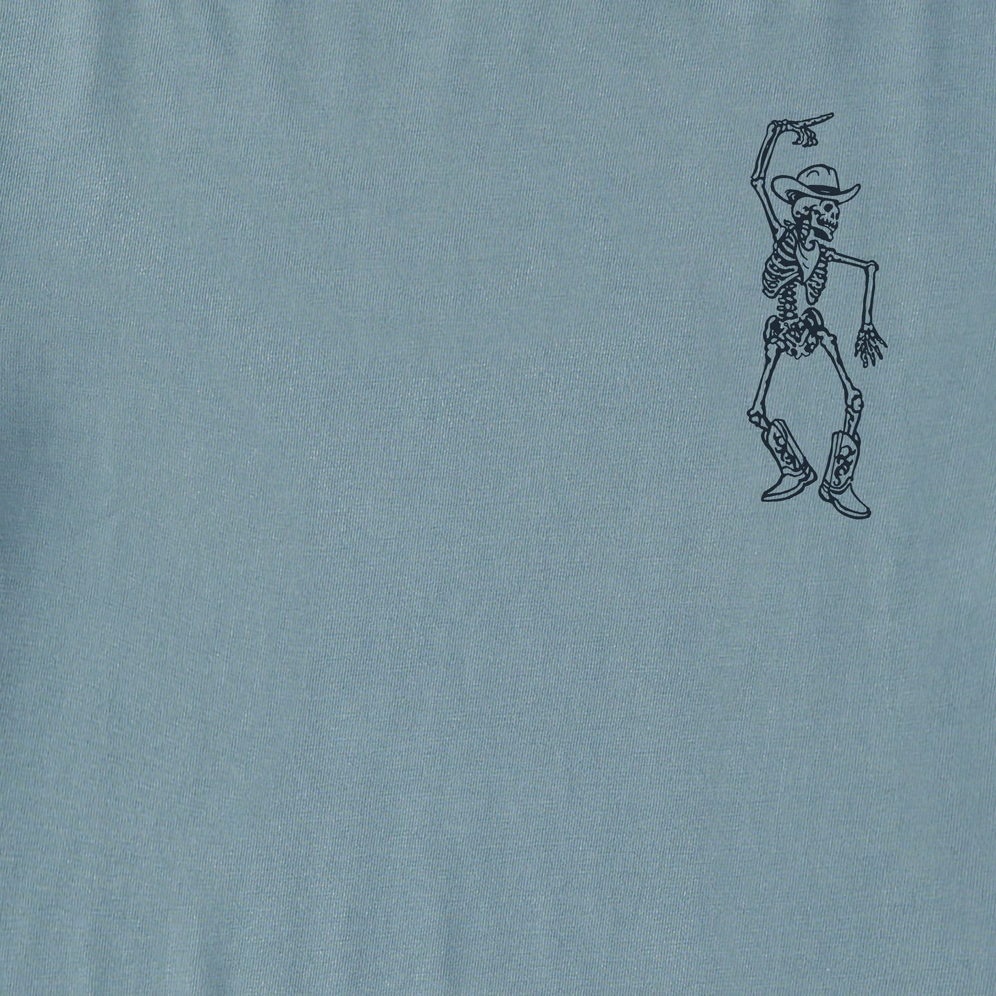 Women's Skeleton Cowboy Dance Crusher Boxy Hoodie