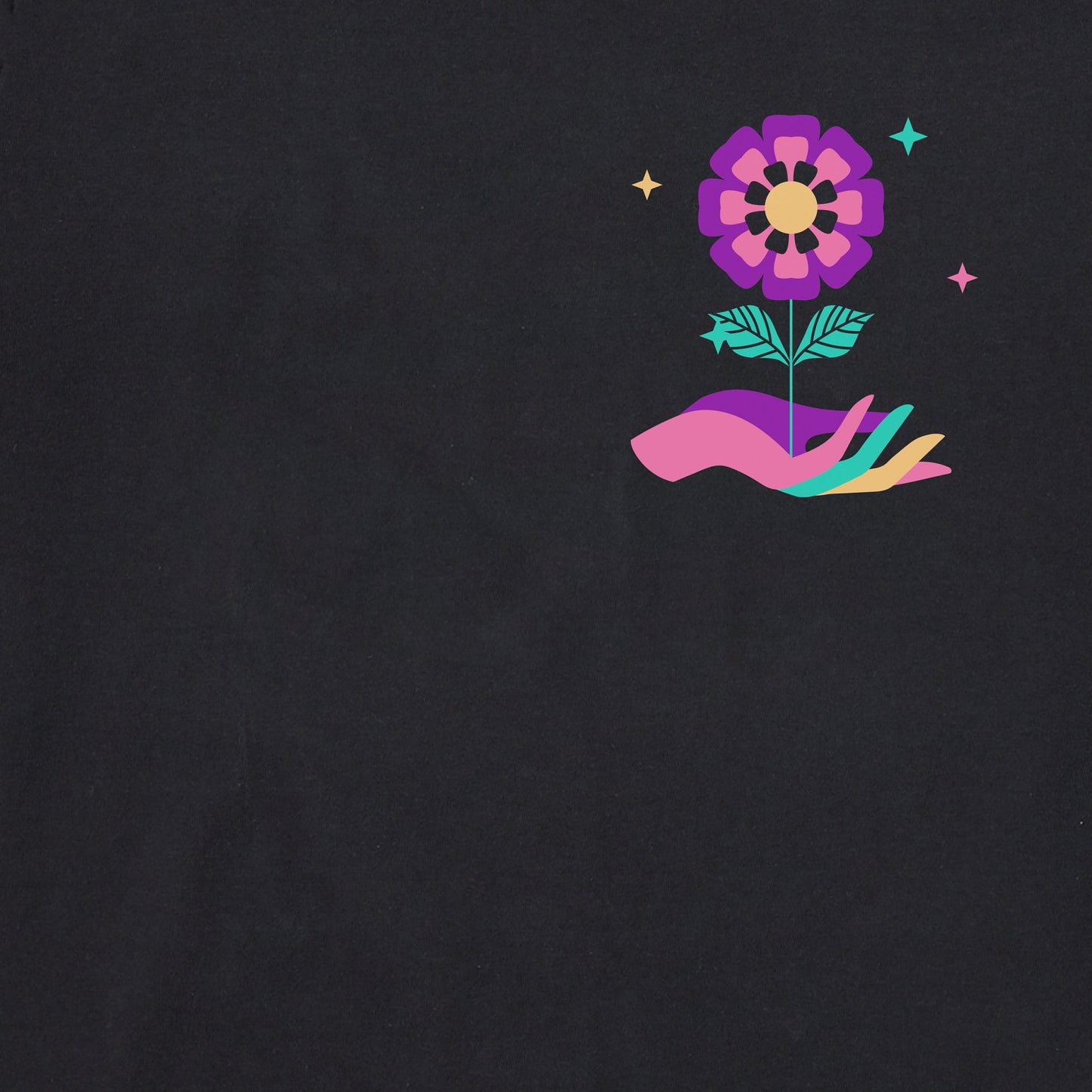 Women's Floral Sun Bloom Crusher Boxy Hoodie