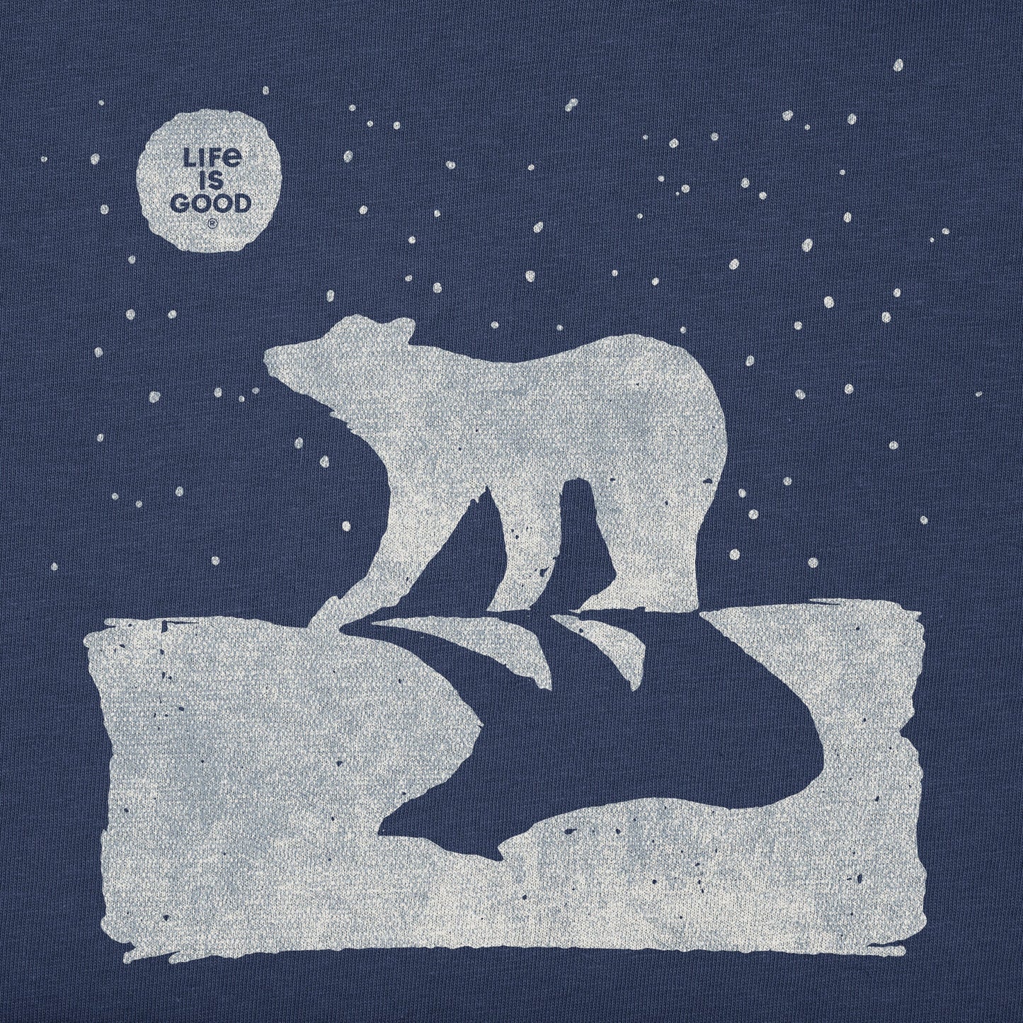 Kids Polar Bear Winter Short Sleeve Crusher Tee