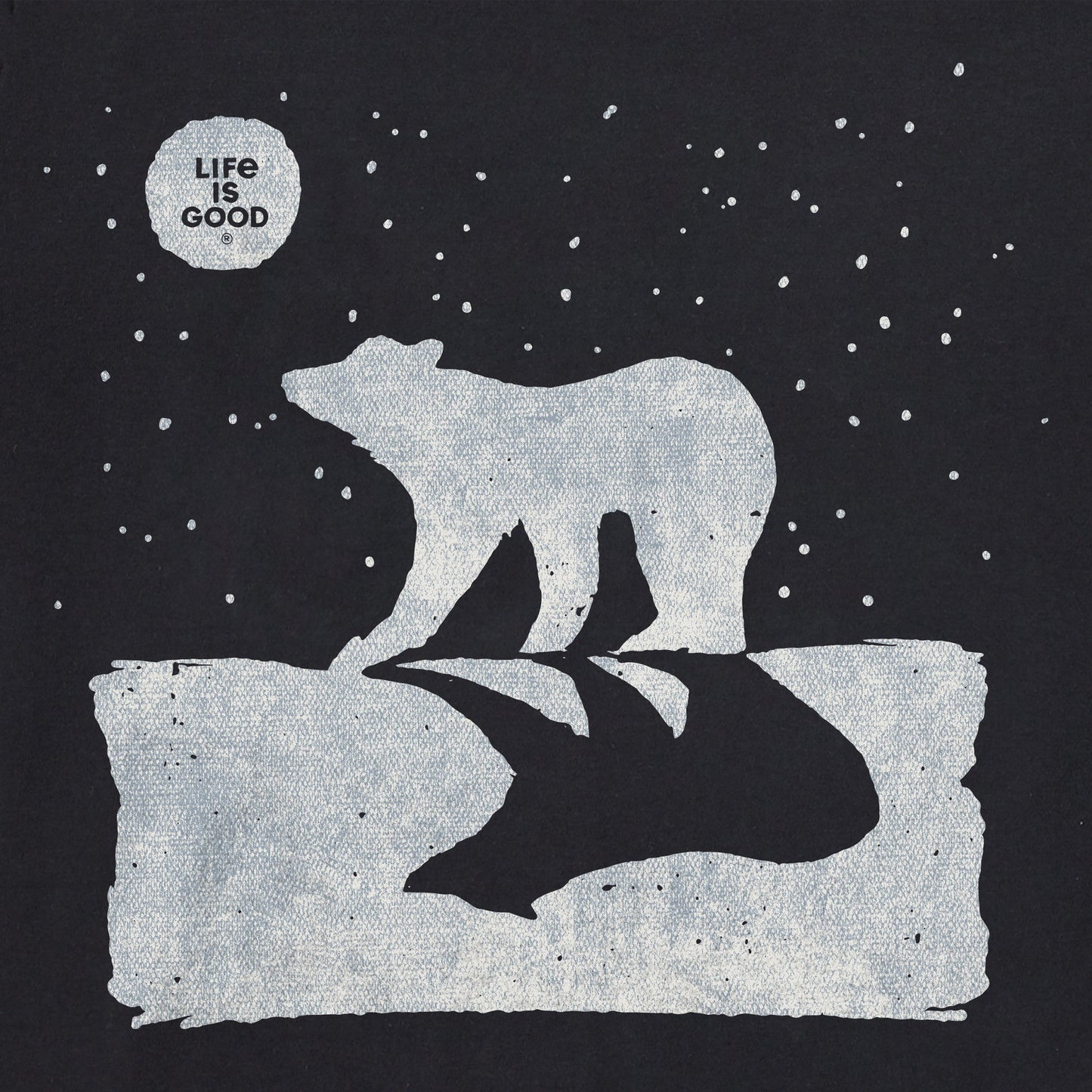 Men's Polar Bear Winter Short Sleeve Crusher Tee
