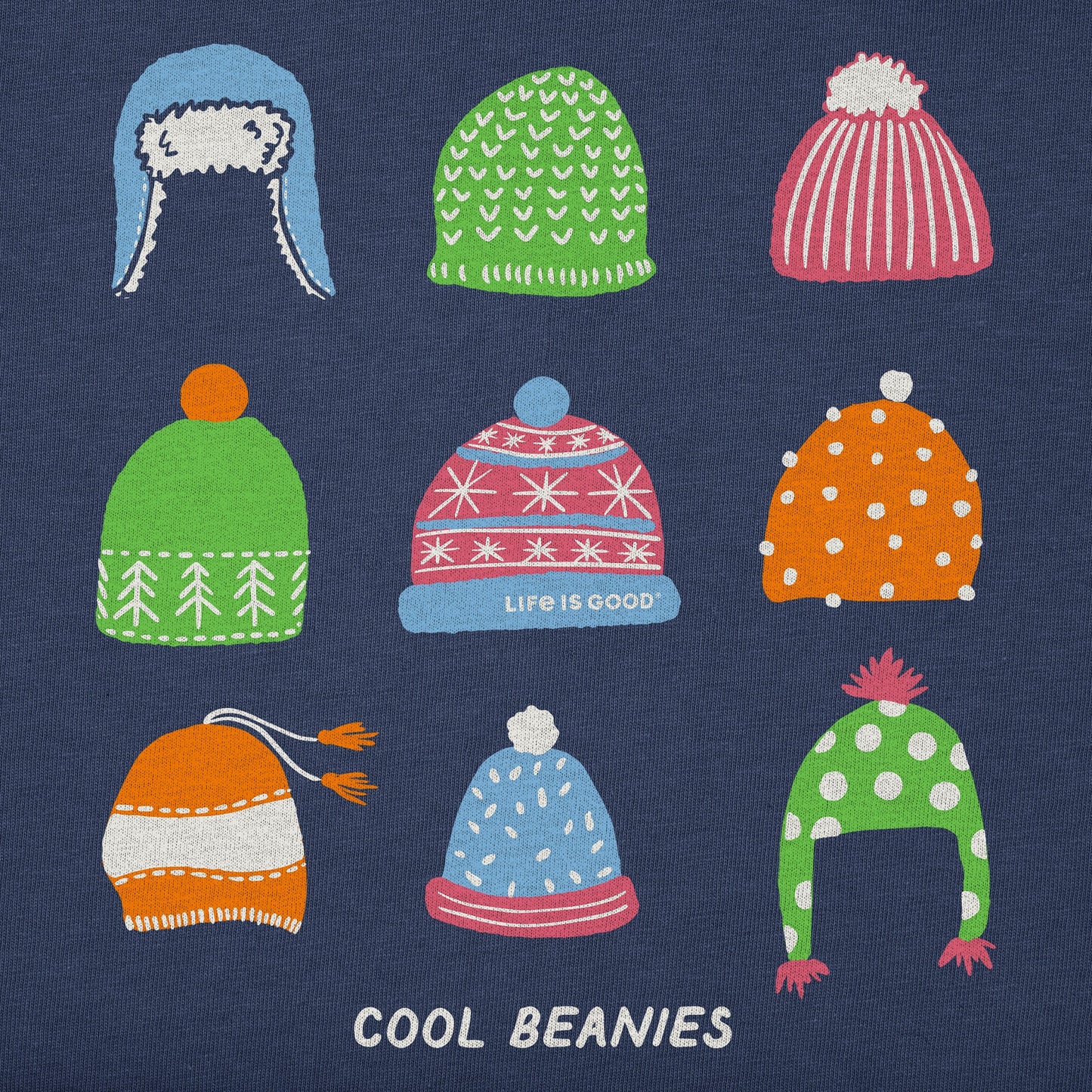 Men's Cool Beanies Long Sleeve Crusher Tee