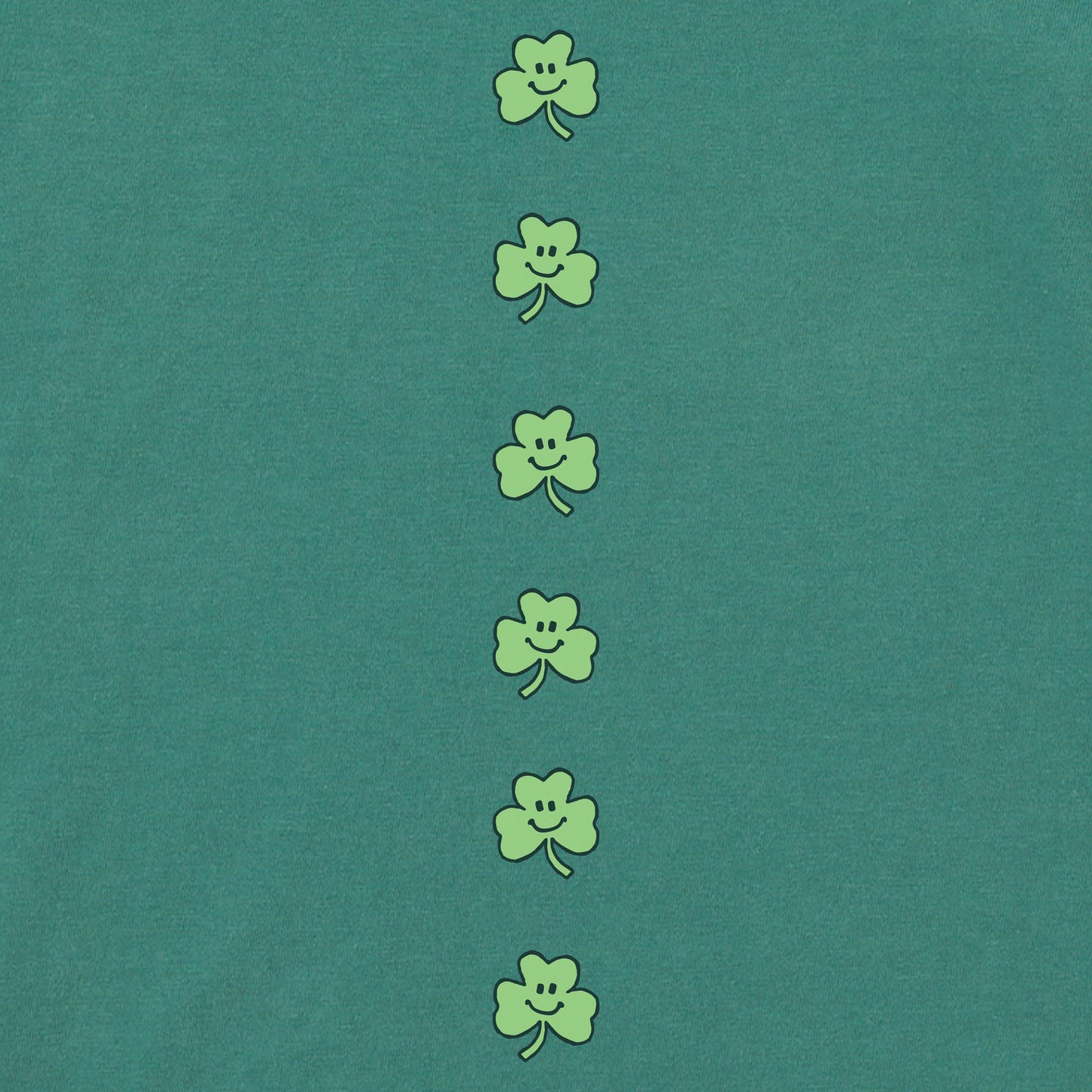 Women's Smile Clovers Long Sleeve Crusher Tee