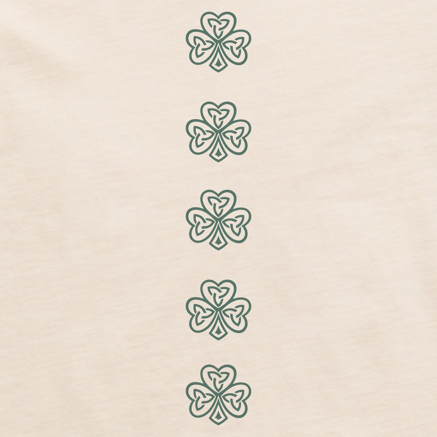 Women's Celtic Clovers Long Sleeve Crusher Boxy Tee