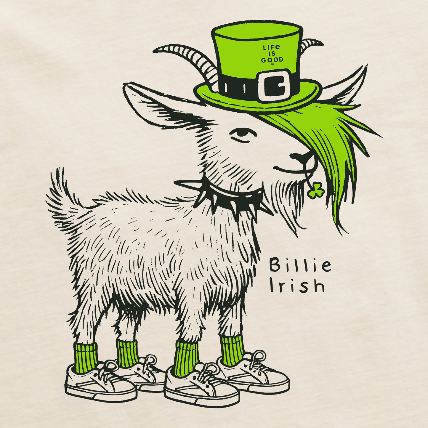 Men's Billie Irish Short Sleeve Crusher Tee