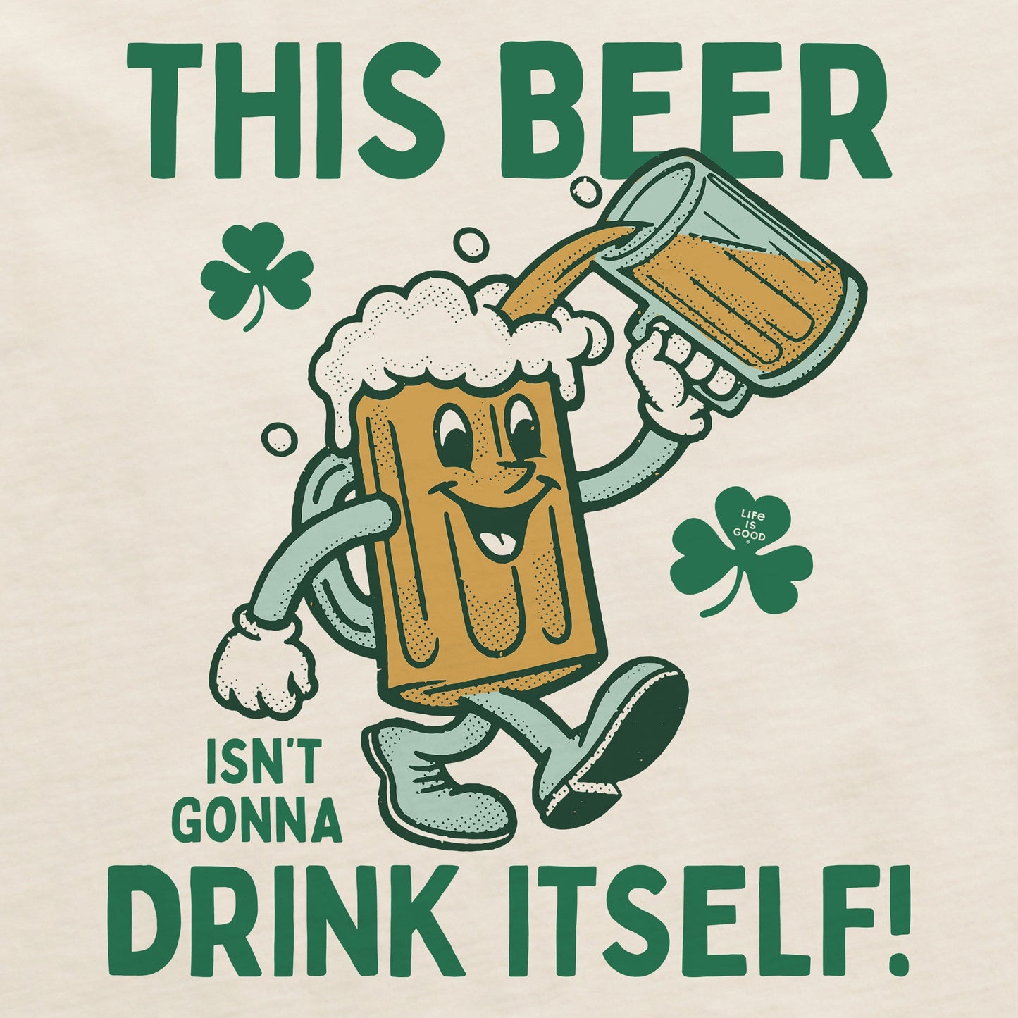 Women's This Beer Isn't Gonna Drink Itself Short Sleeve Crusher Boxy Tee