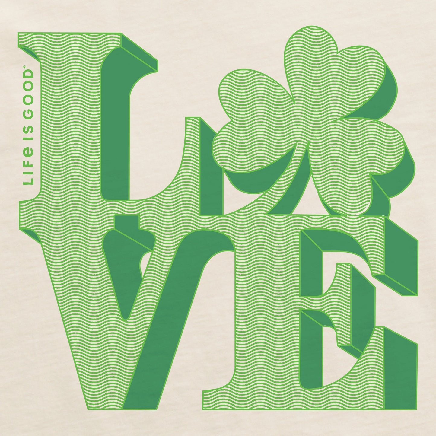 Women's Clover Love Short Sleeve Crusher Tee