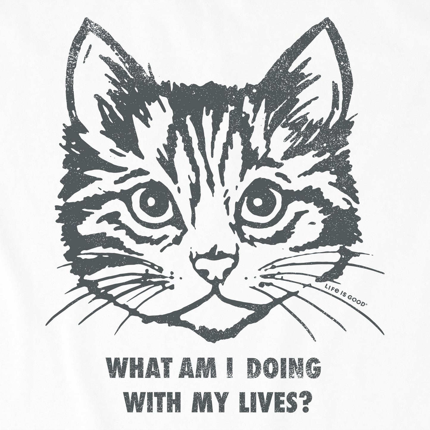 Women's Cat Lives Short Sleeve Crusher Boxy Tee