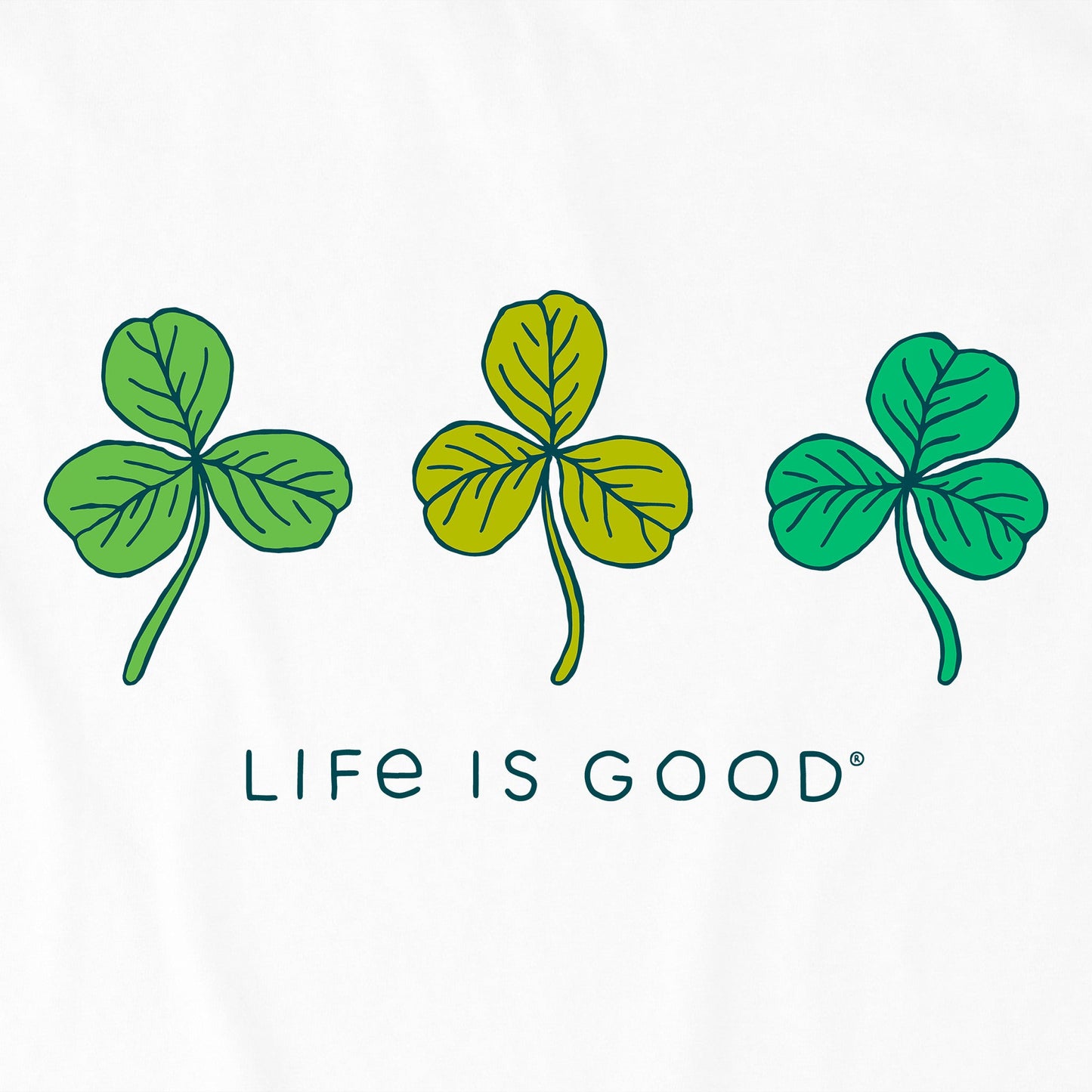 Women's Fineline 3 Clovers Short Sleeve Crusher Boxy Tee