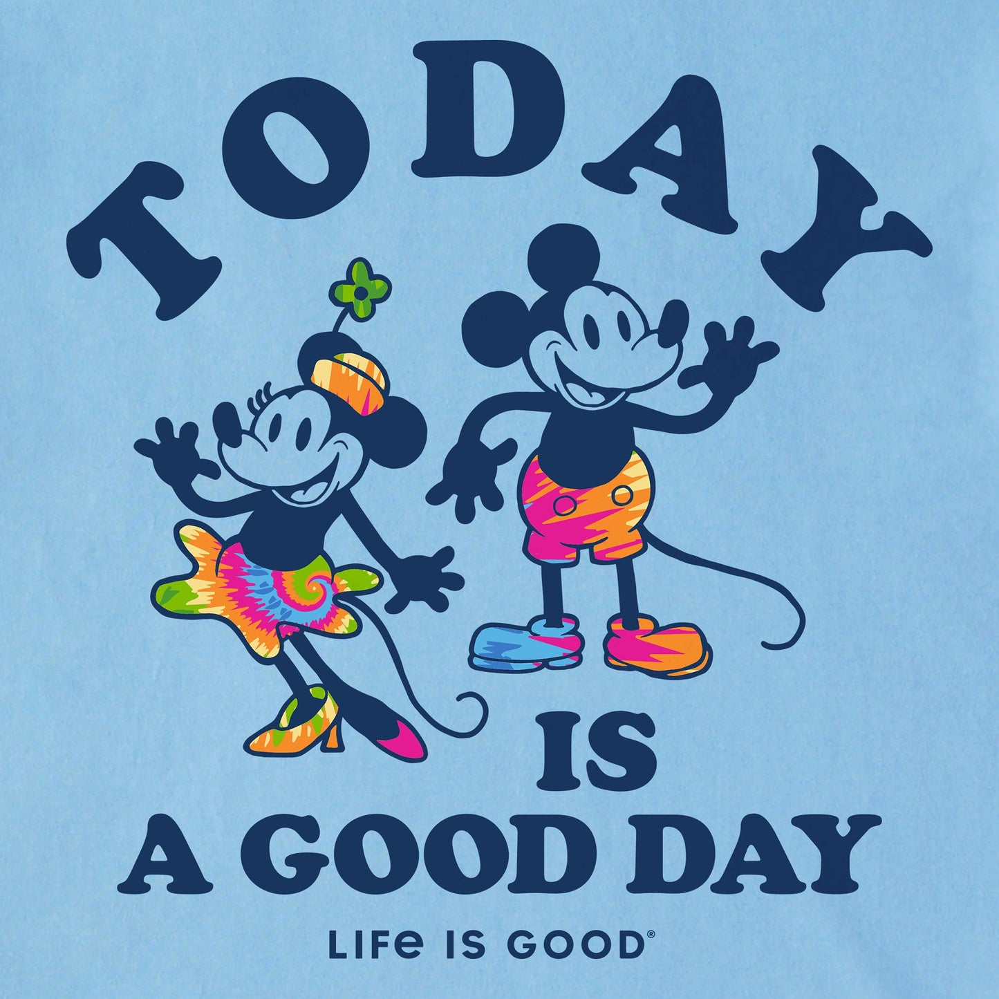 Men's Willie and Lady Good Day Tie Dye Short Sleeve Tee