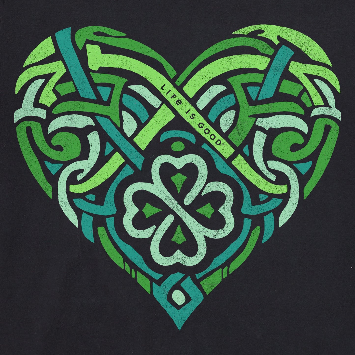 Women's Celtic Heart Short Sleeve Crusher Vee
