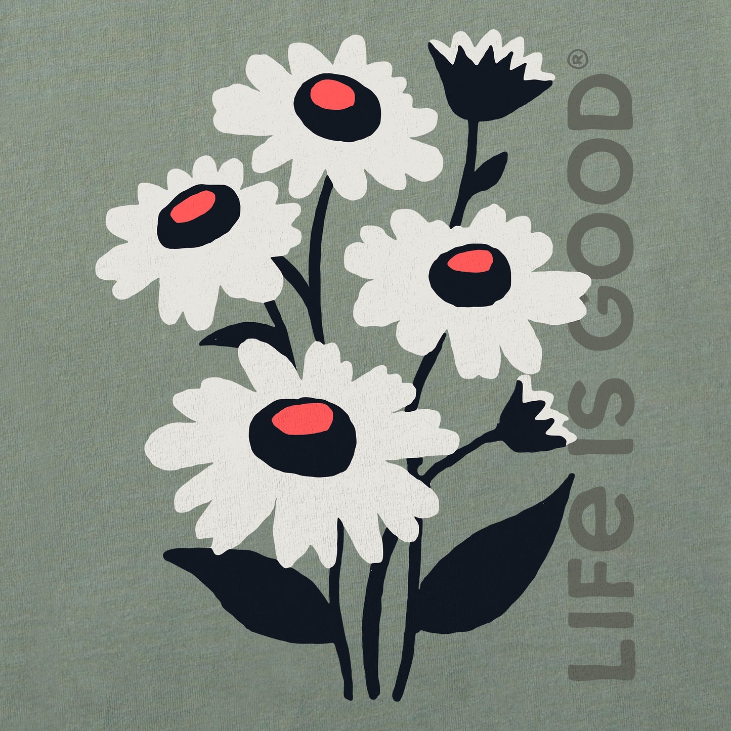 Women's Delightful Flowers Short Sleeve Crusher Tee