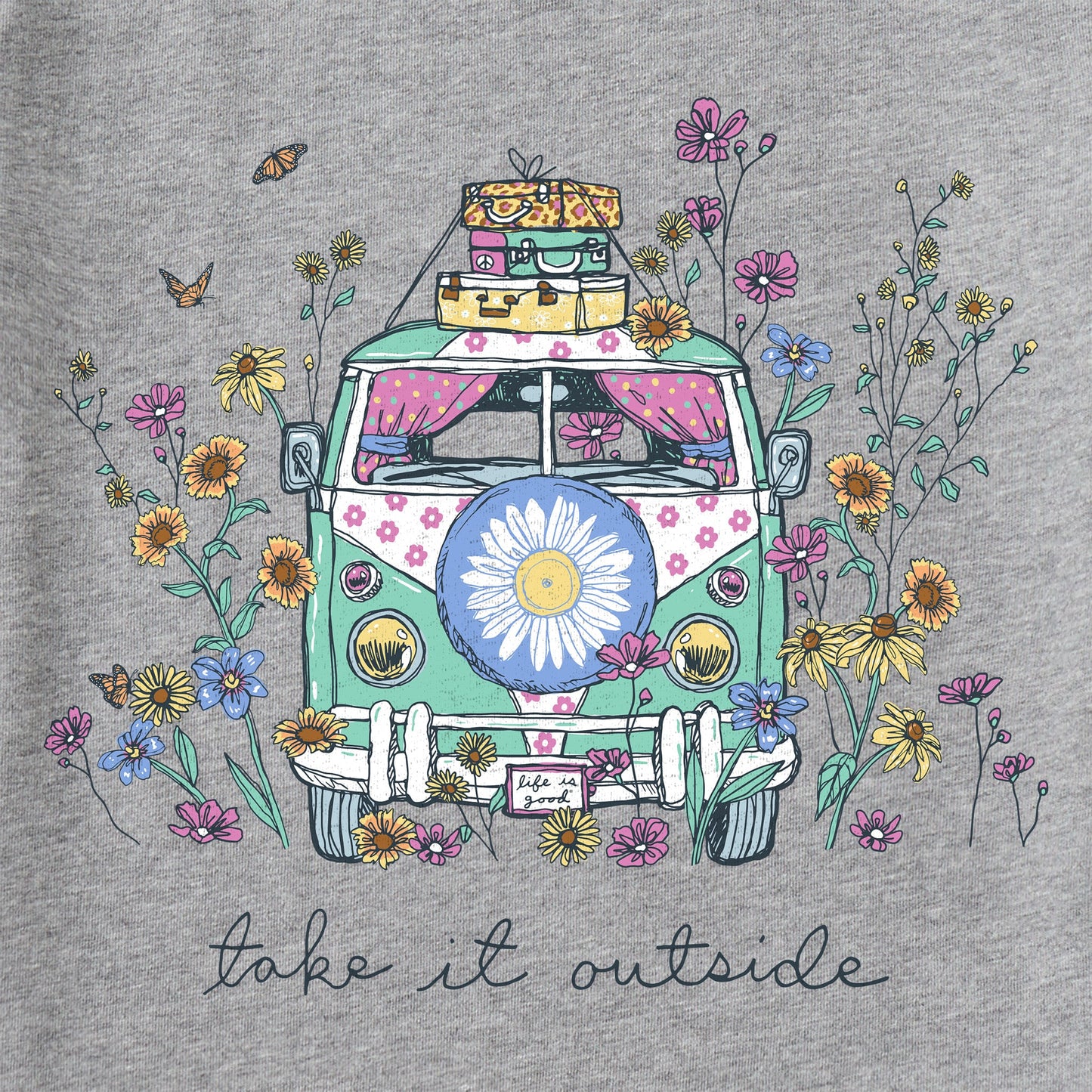 Women's Take It Outside Wildflower Van Crusher Tank