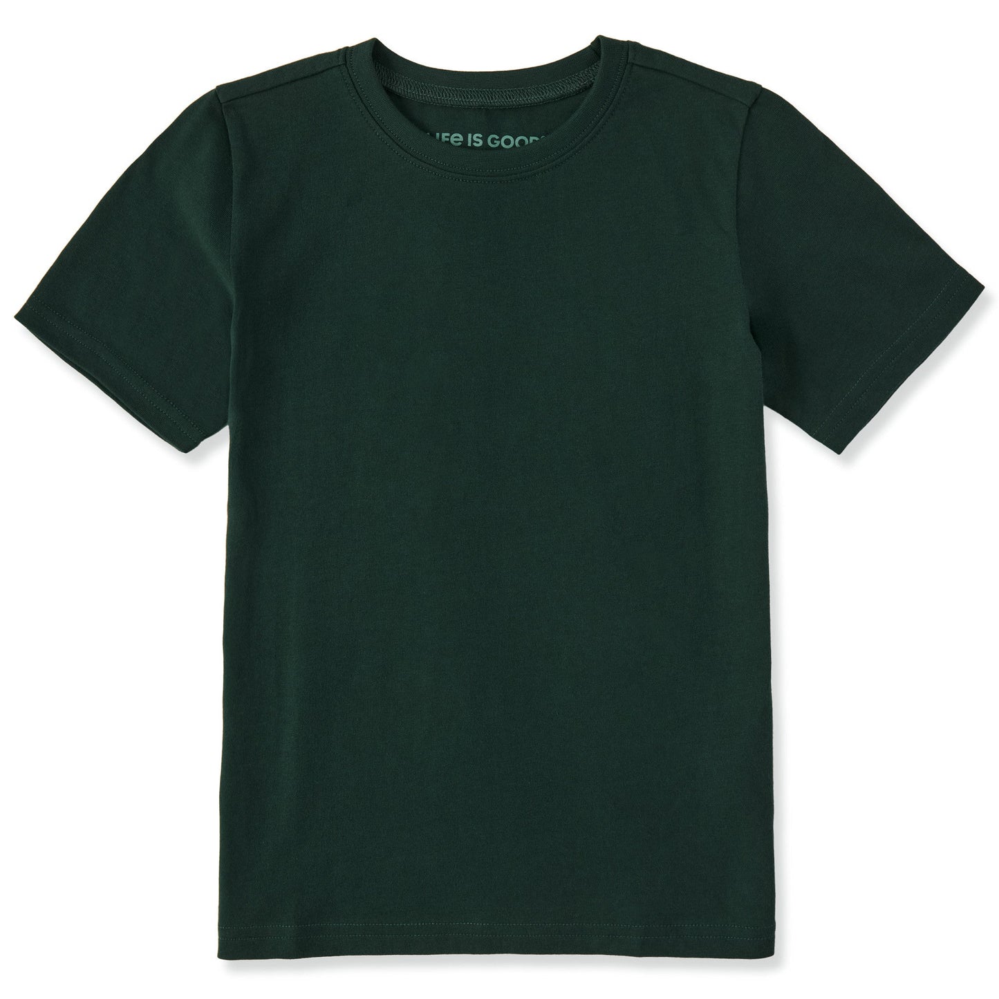 Kids Solid Short Sleeve Crusher Tee