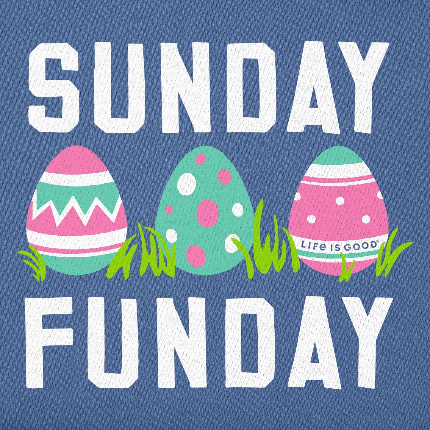 Kids Sunday Funday Easter Short Sleeve Crusher Tee