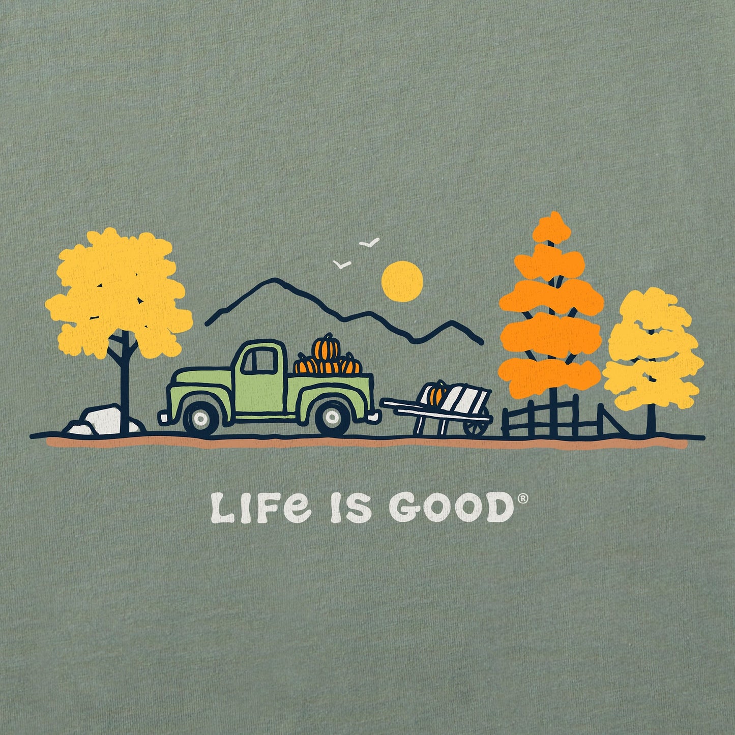 Men's Fall Truck Vista Simply True Fleece Crew