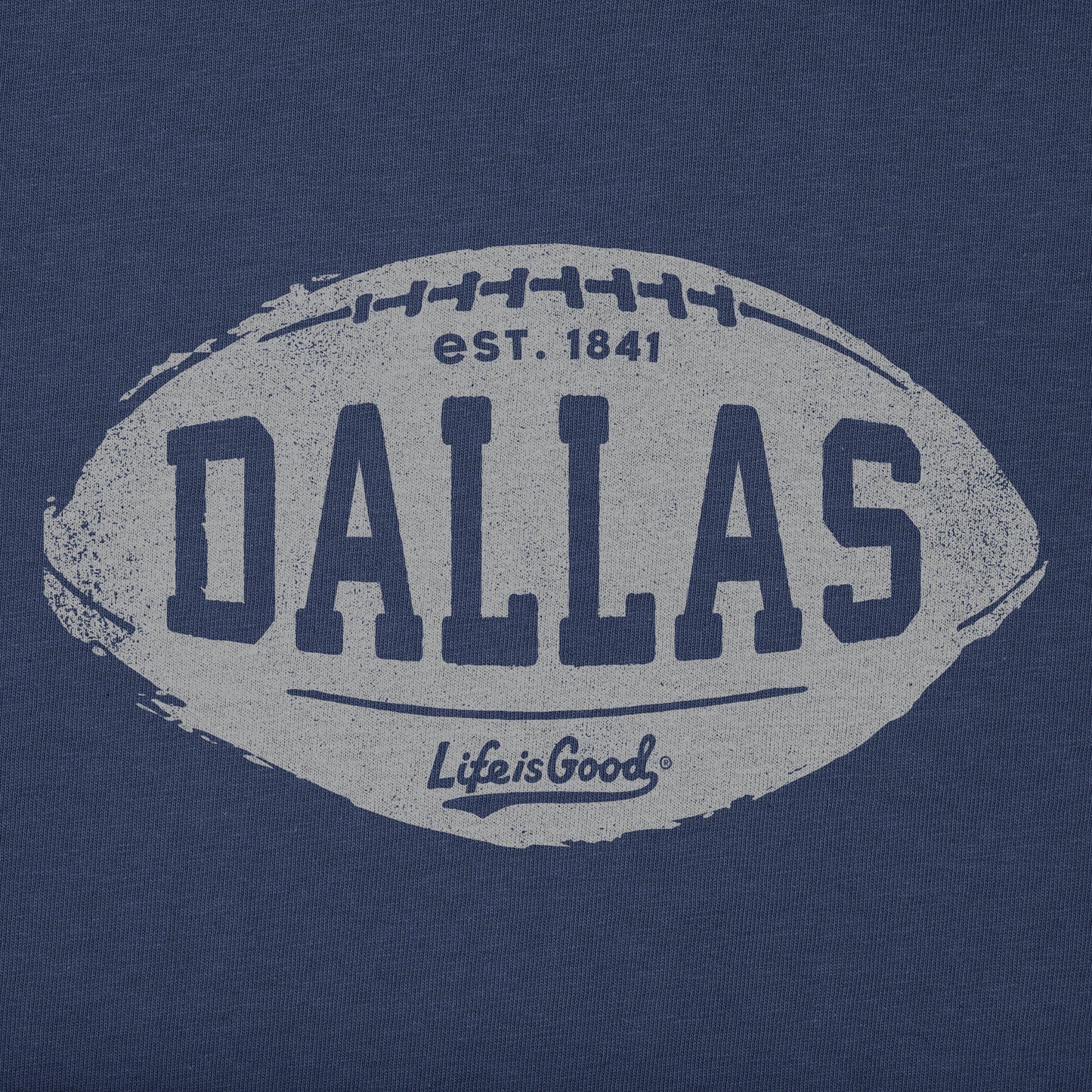 Men's Dallas Football Long Sleeve Crusher Tee