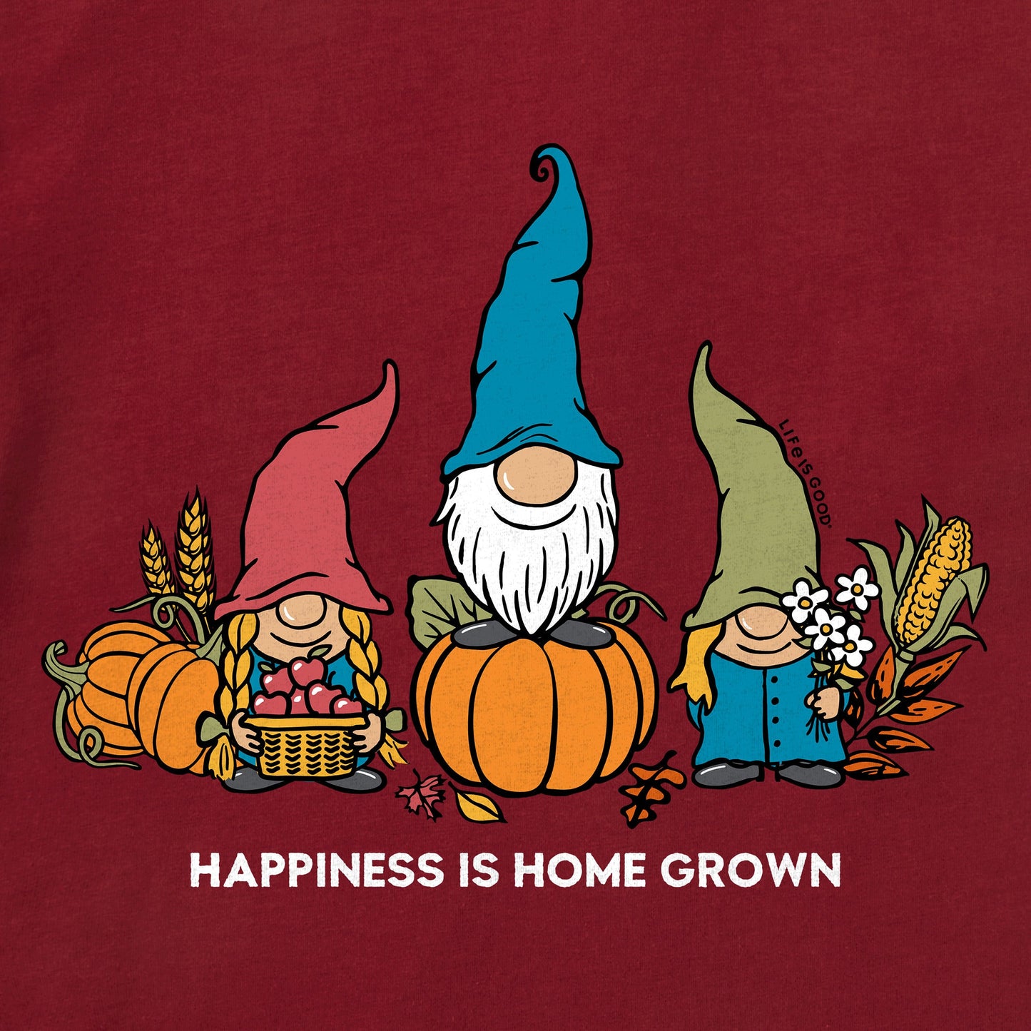 Women's Gnome Home Grown Long Sleeve Crusher Tee