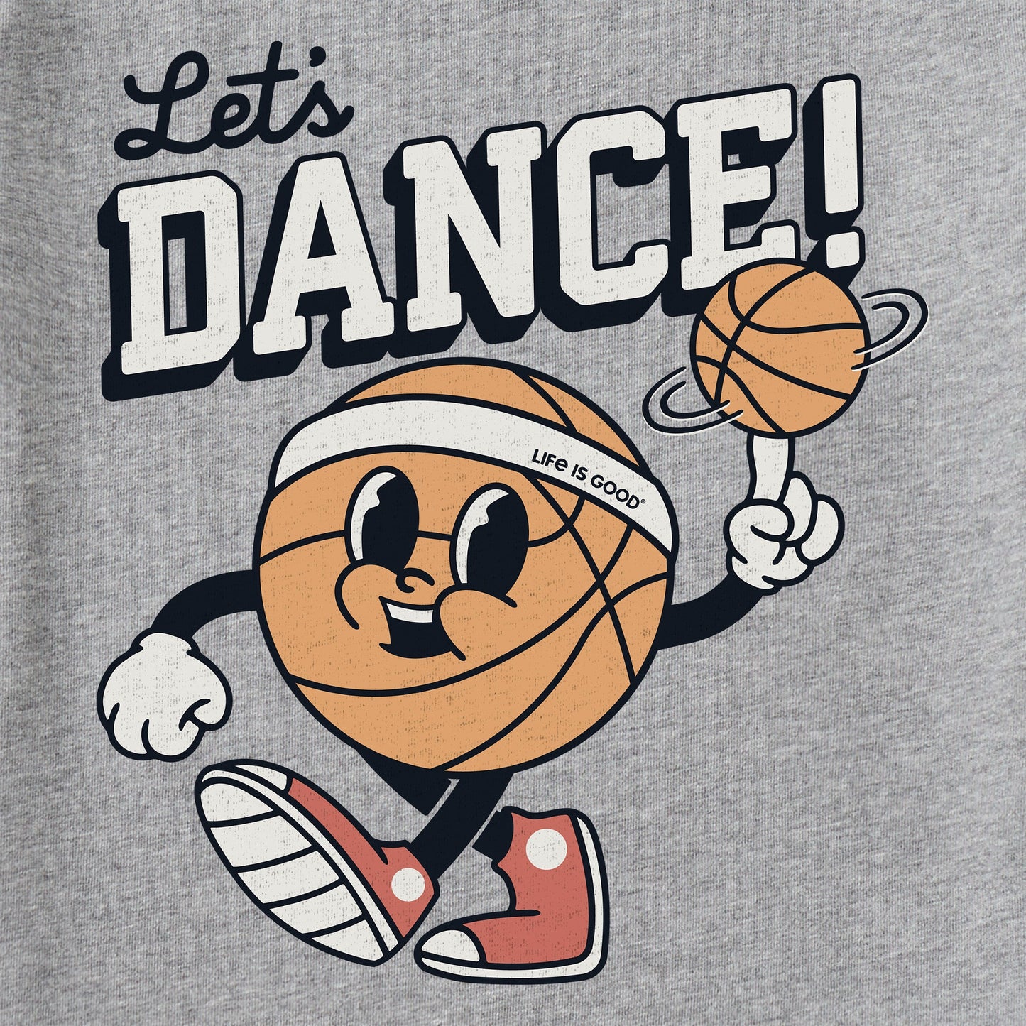 Kids Let's Dance in March Basketball Short Sleeve Crusher Tee