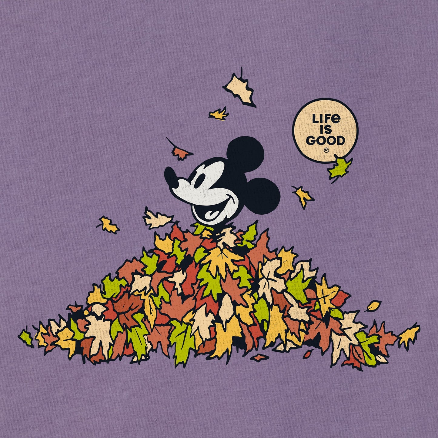 Women's Fall Leaves Willie Short Sleeve Tee