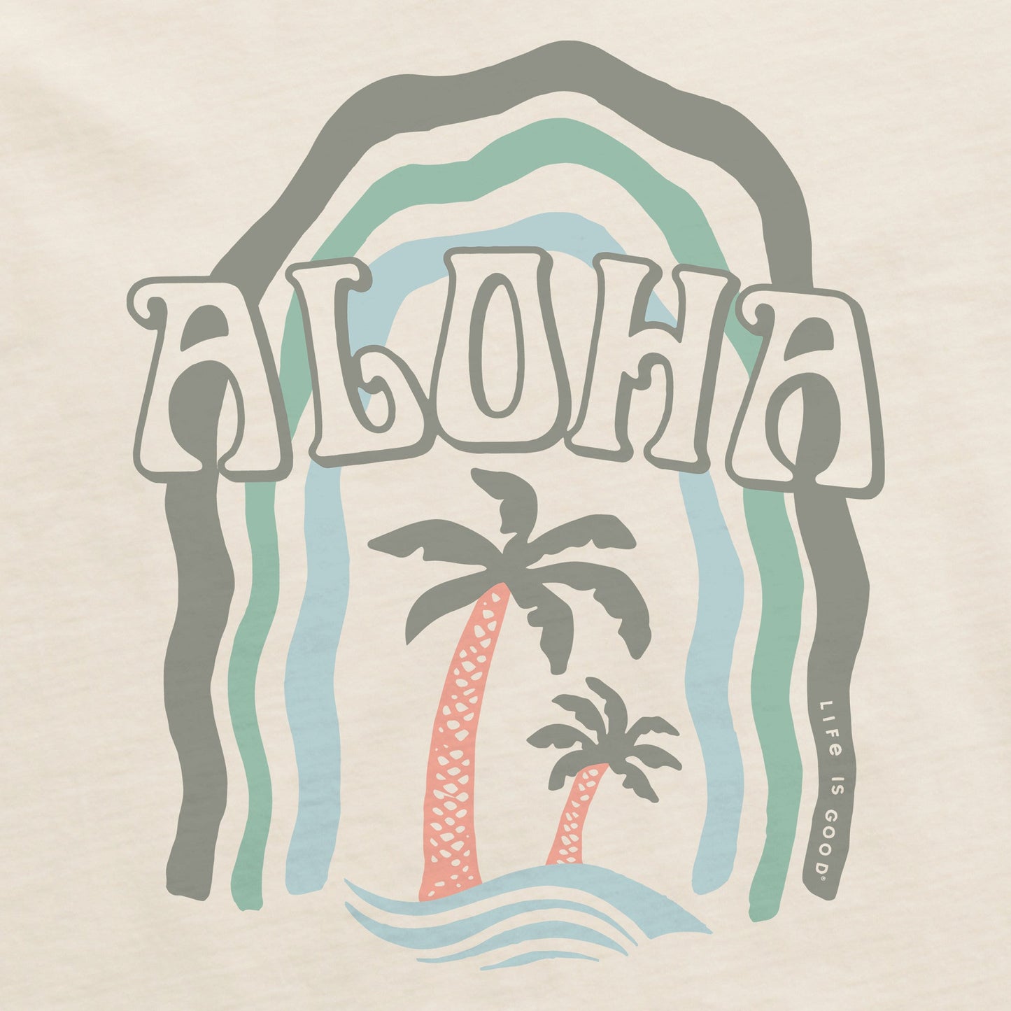 Women's Aloha Palms Crusher-LITE Shrunken Tee