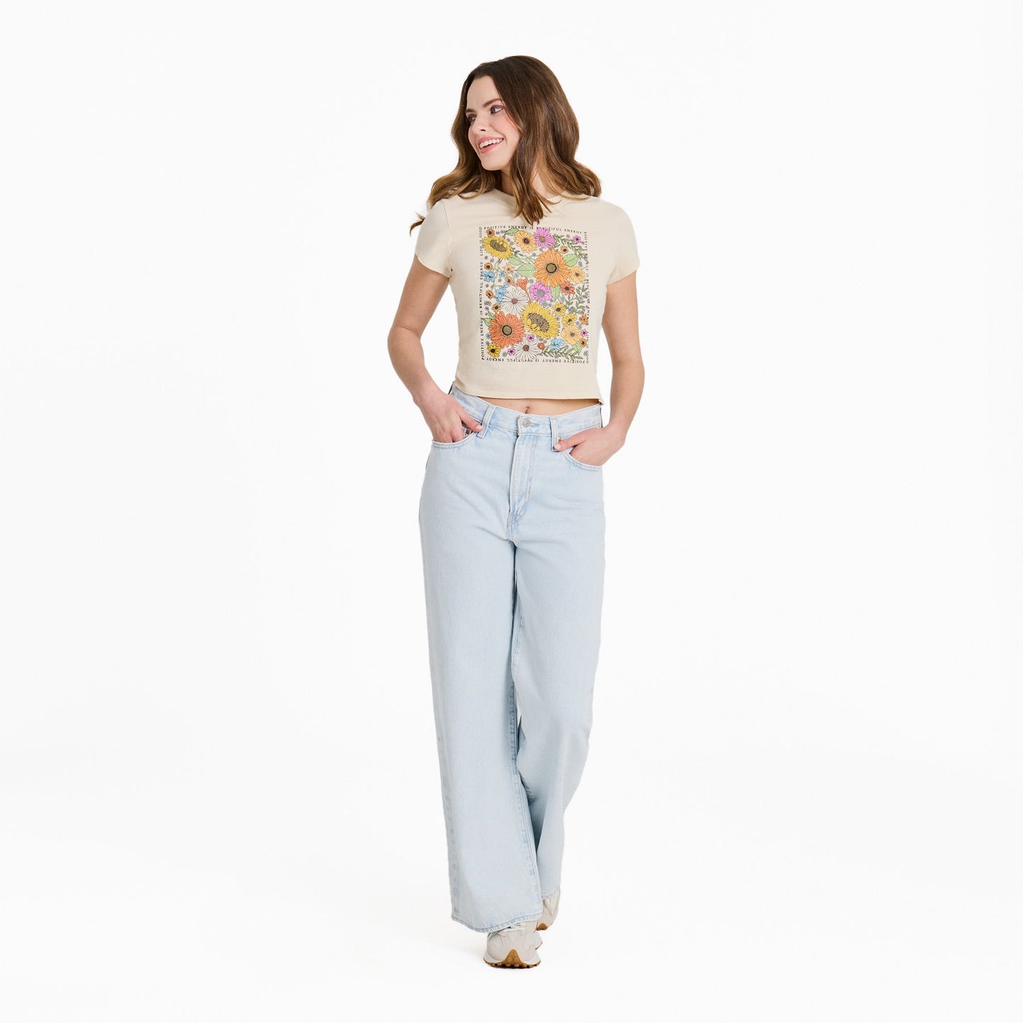 Women's Beautiful Energy Wildflowers Crusher-LITE Shrunken Tee