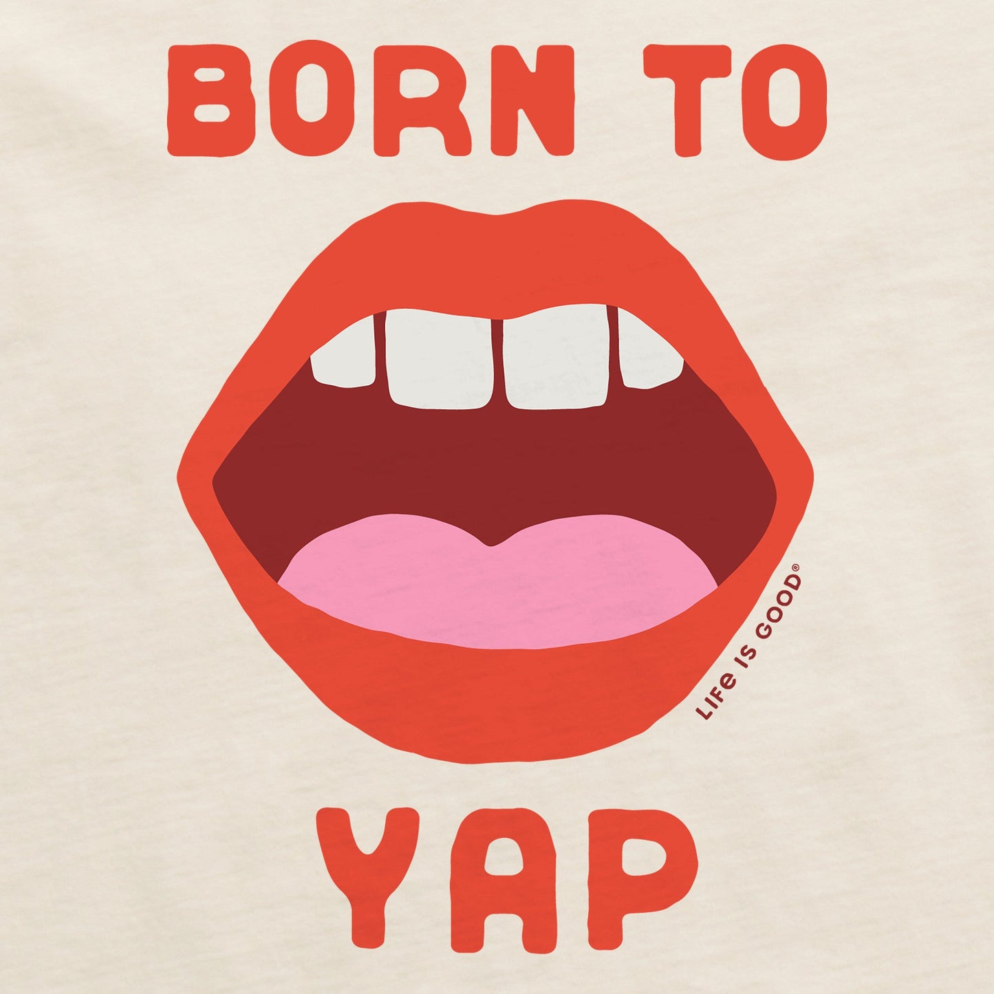 Women's Born to Yap Crusher-LITE Shrunken Tee