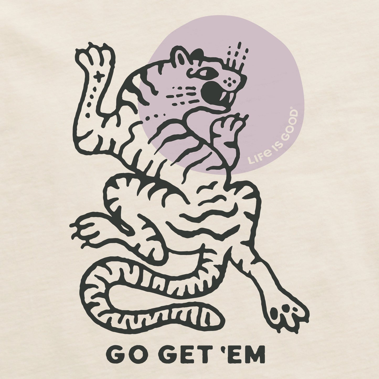 Women's Go Get Em Tiger Crusher-LITE Shrunken Tee