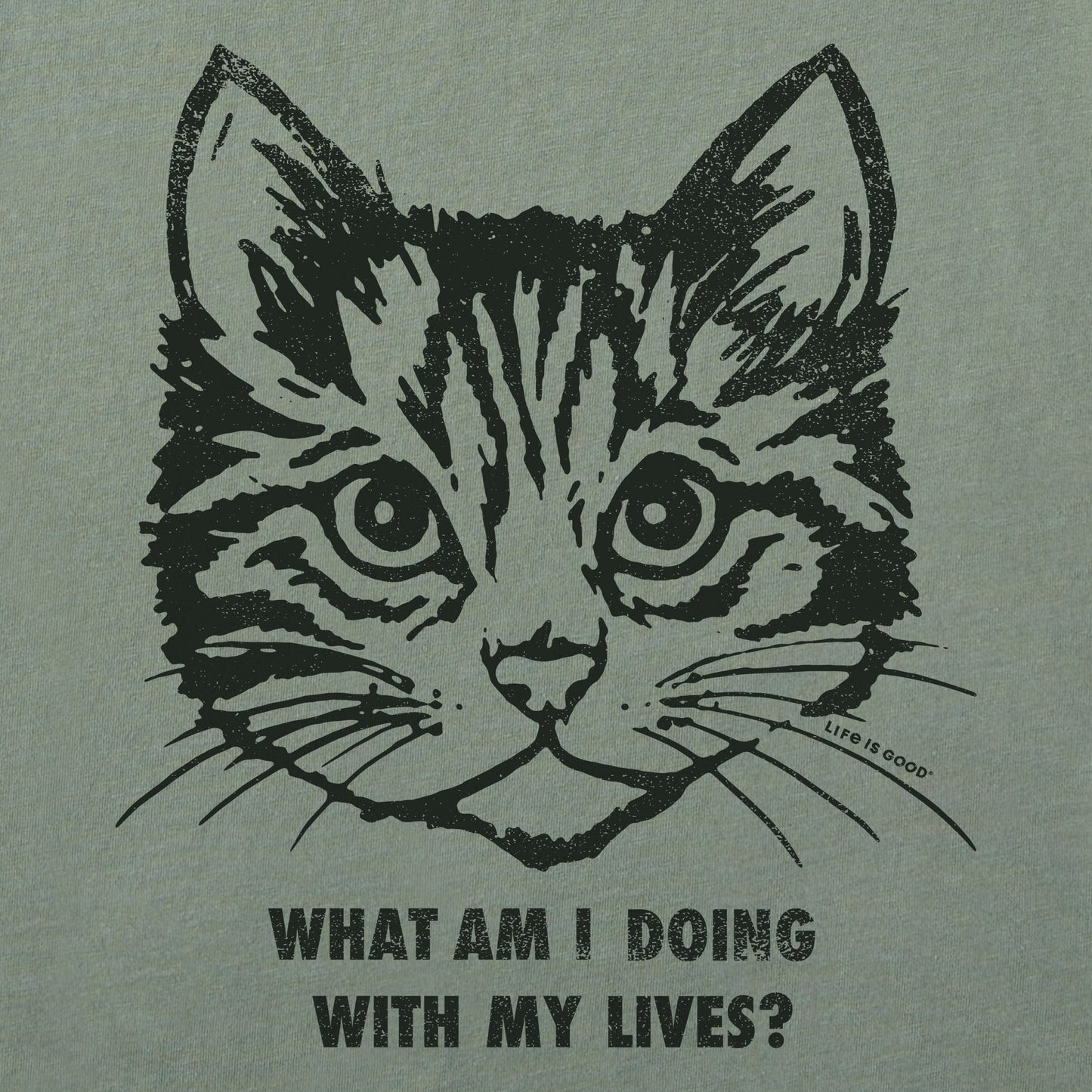 Women's Cat Lives Crusher-LITE Shrunken Tee