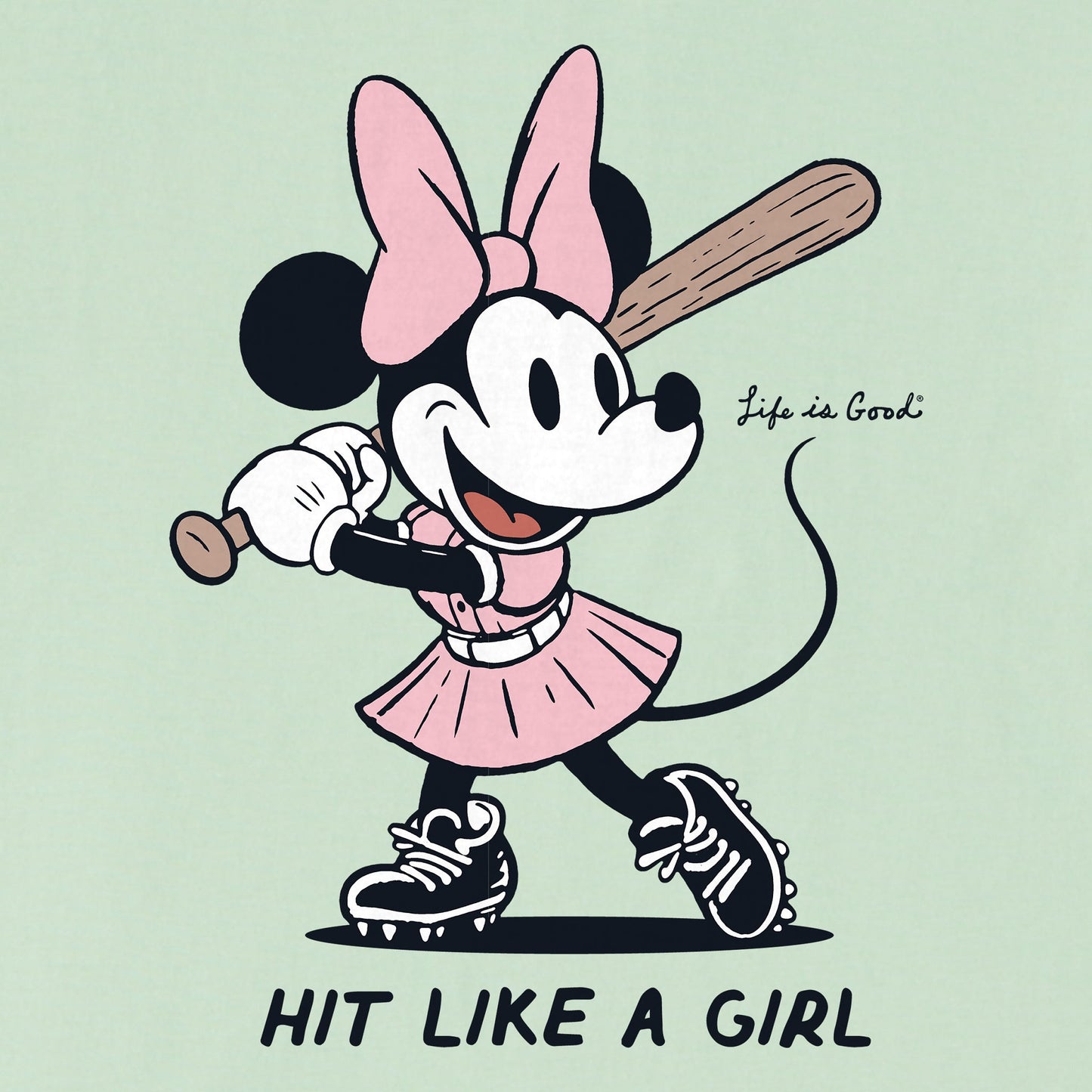 Kids Hit Like a Girl Short Sleeve Crusher Tee
