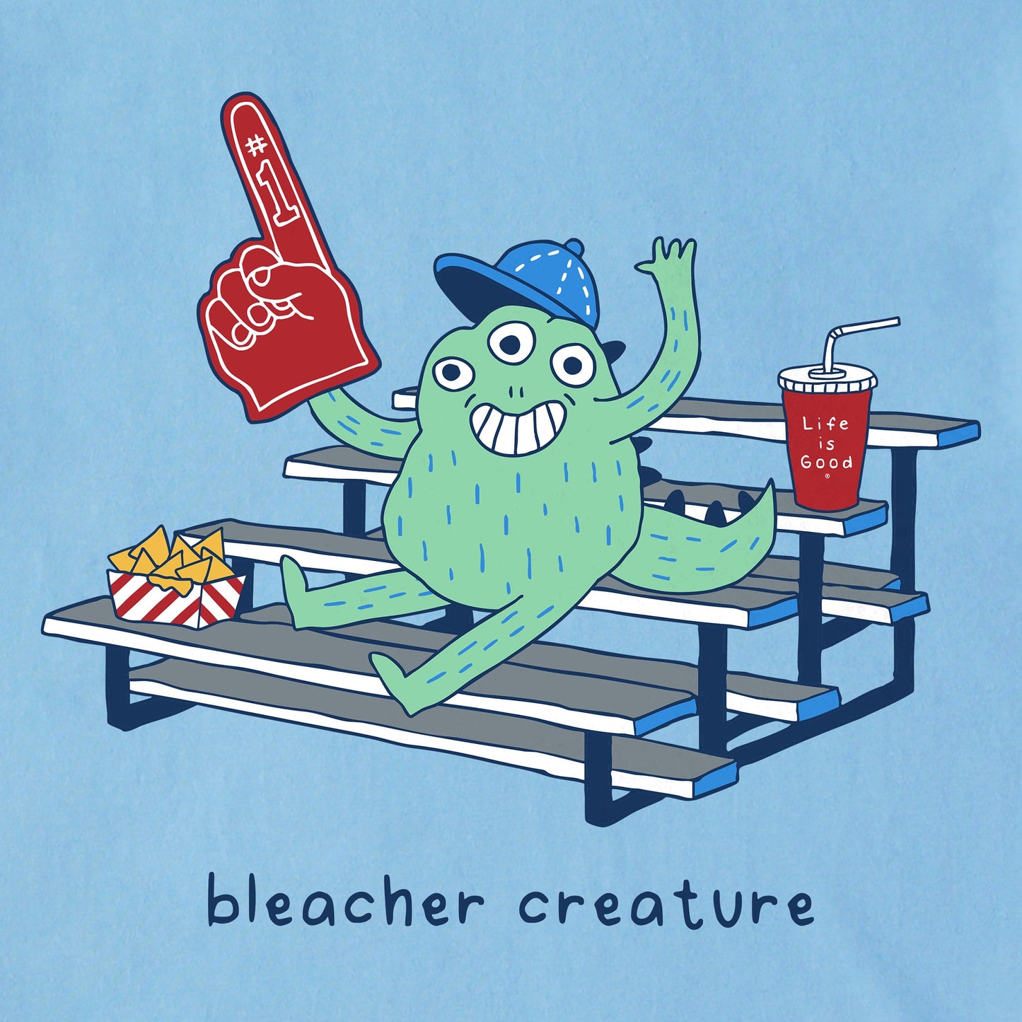 Men's Bleacher Creature Baseball Short Sleeve Tee