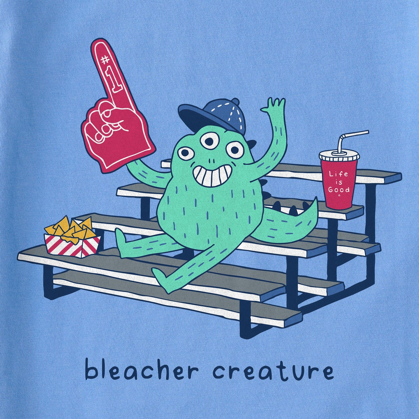 Women's Bleacher Creature Baseball Short Sleeve Tee