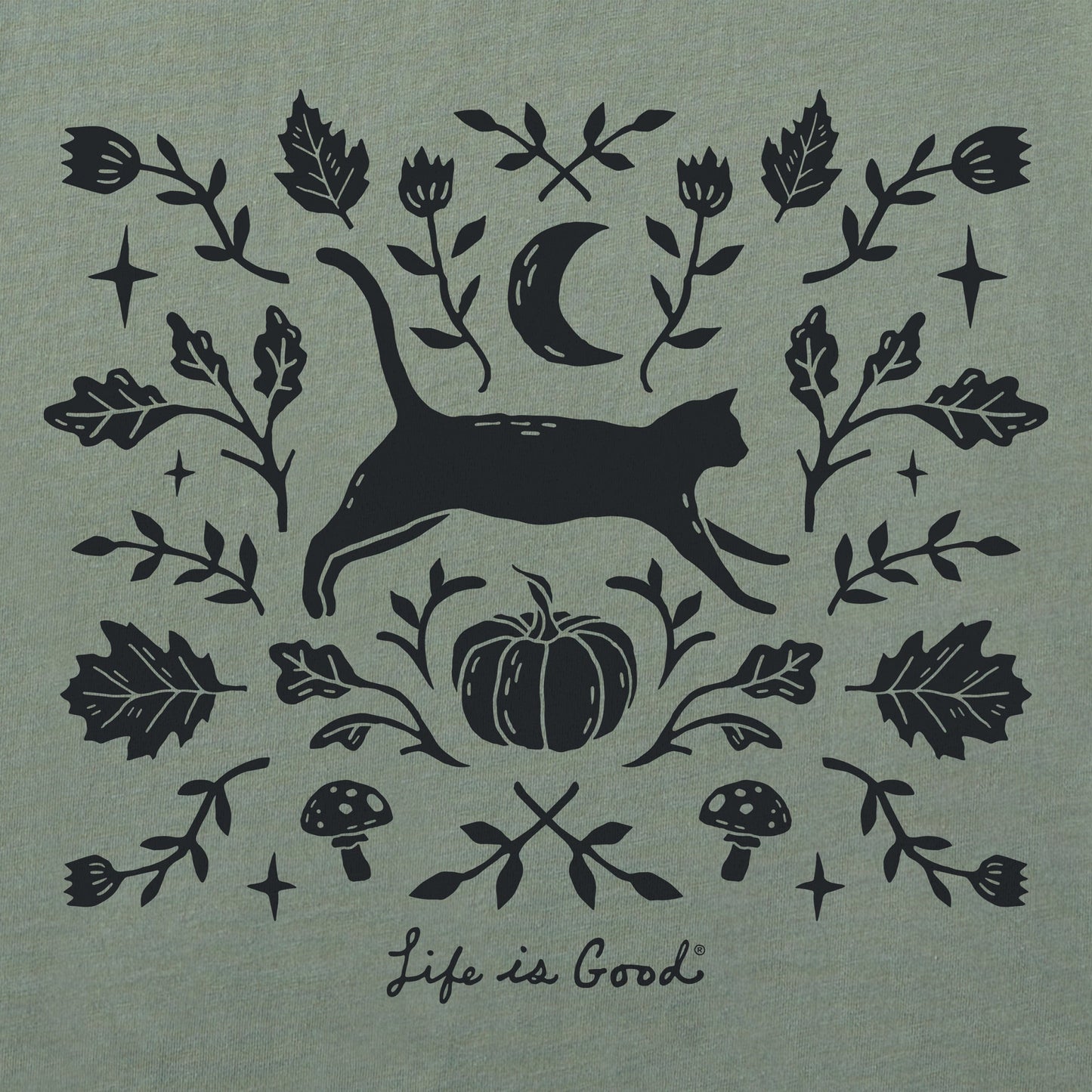 Women's Fall Foliage Cat Crusher-LITE Shrunken Tee