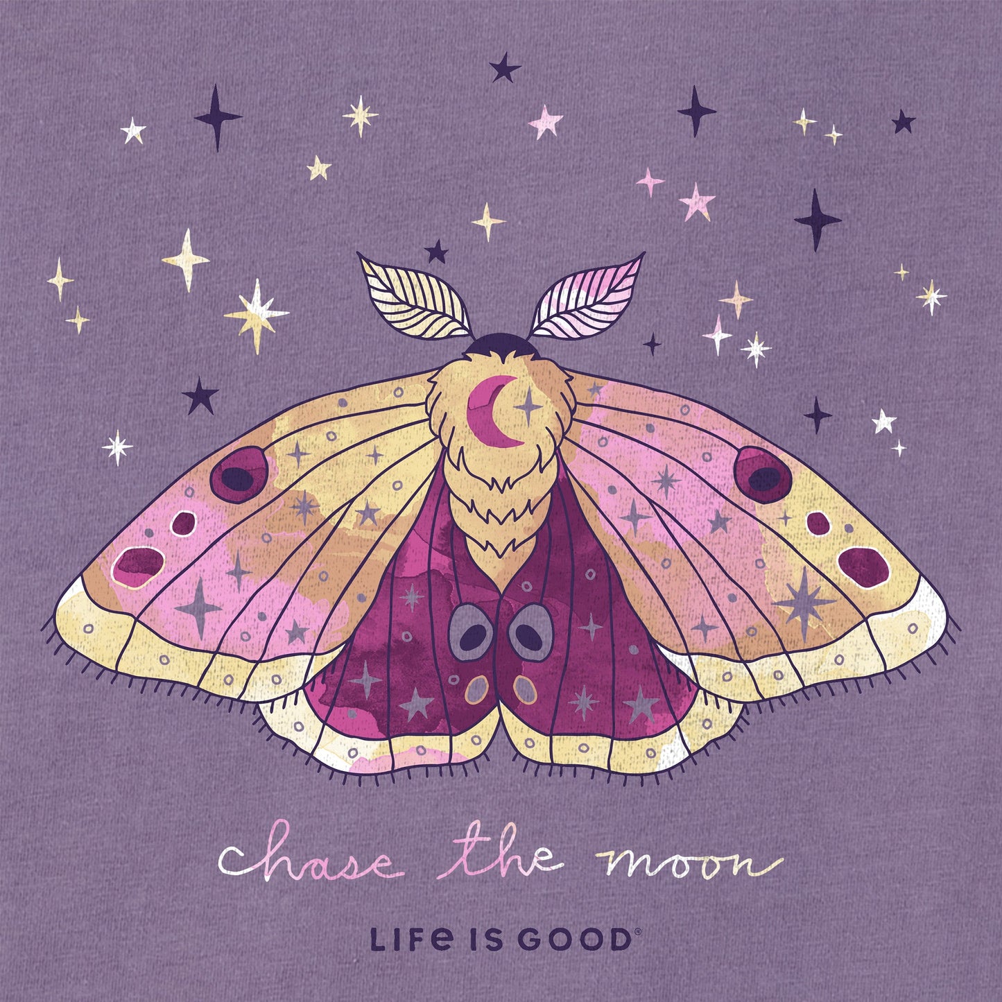 Women's Chase the Moon Short Sleeve Crusher Boxy Tee