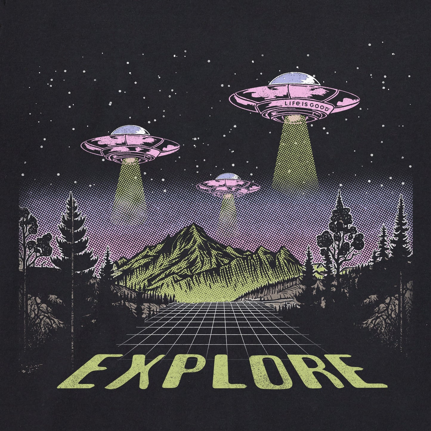 Women's Explore UFO Landscape Crusher-LITE Shrunken Tee
