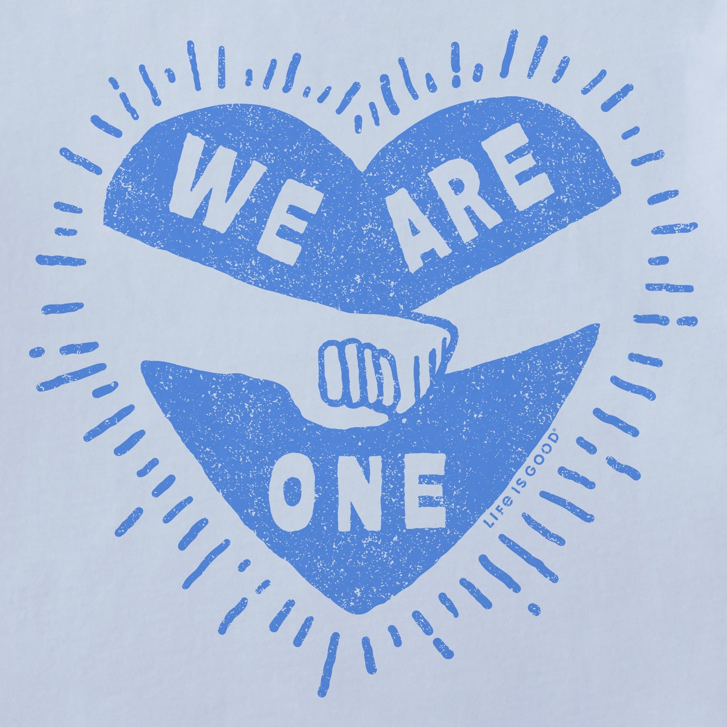 Women's We Are One Holding Hands Crusher-LITE Shrunken Tee