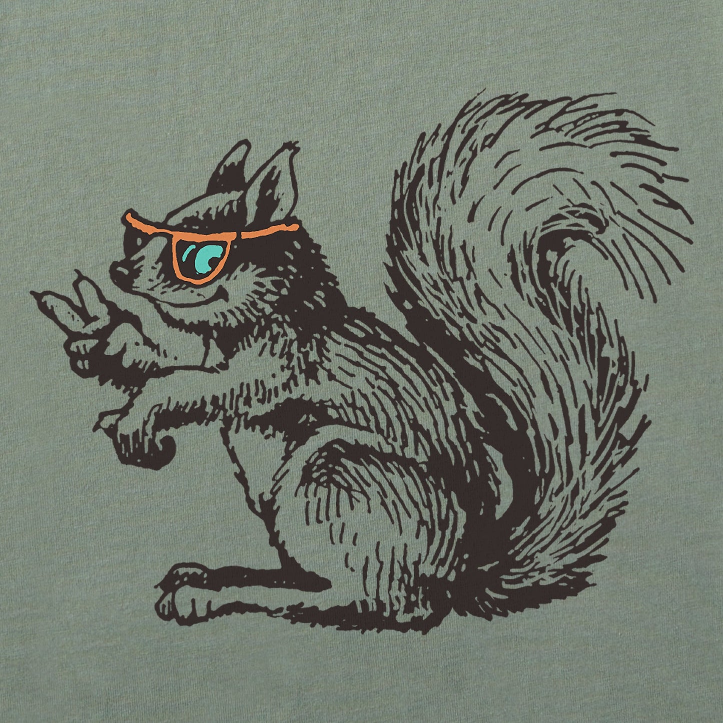 Women's Squirrel Mini Crusher-LITE Shrunken Tee