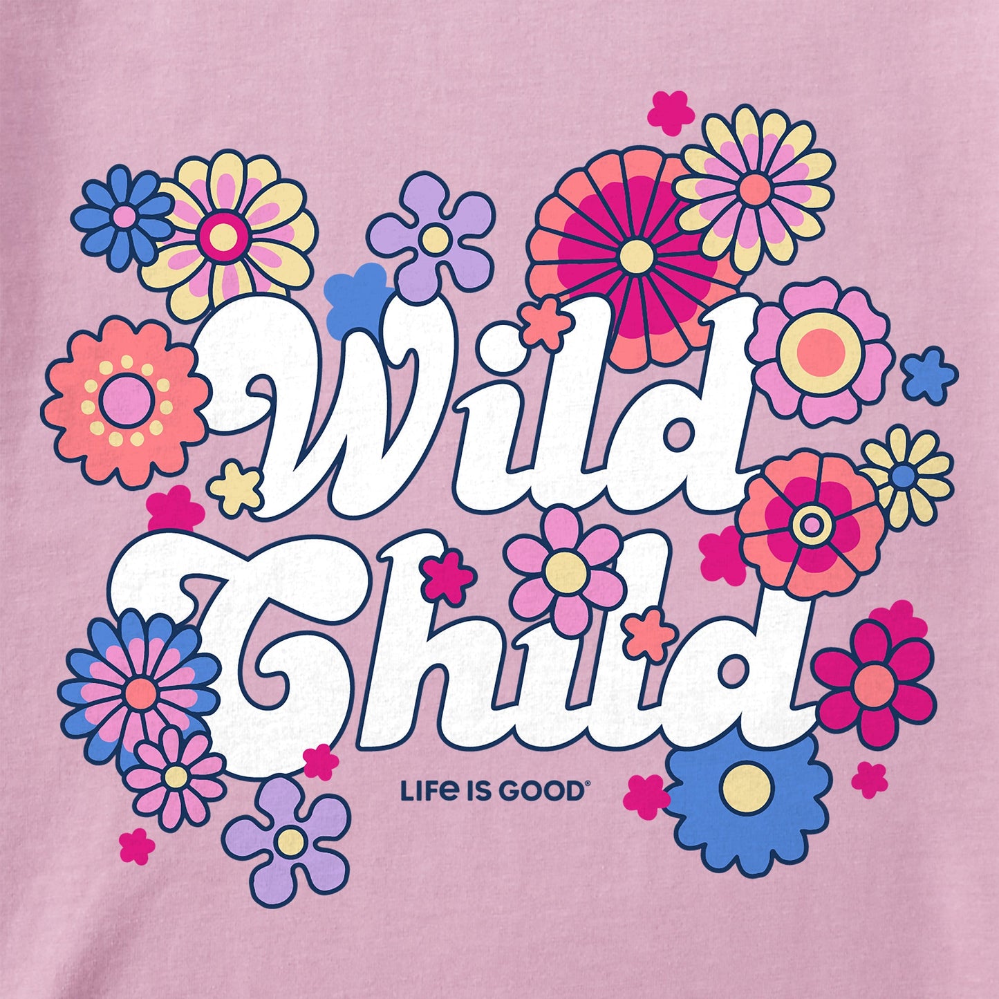 Toddler Hippy Wild Child Short Sleeve Crusher Tee