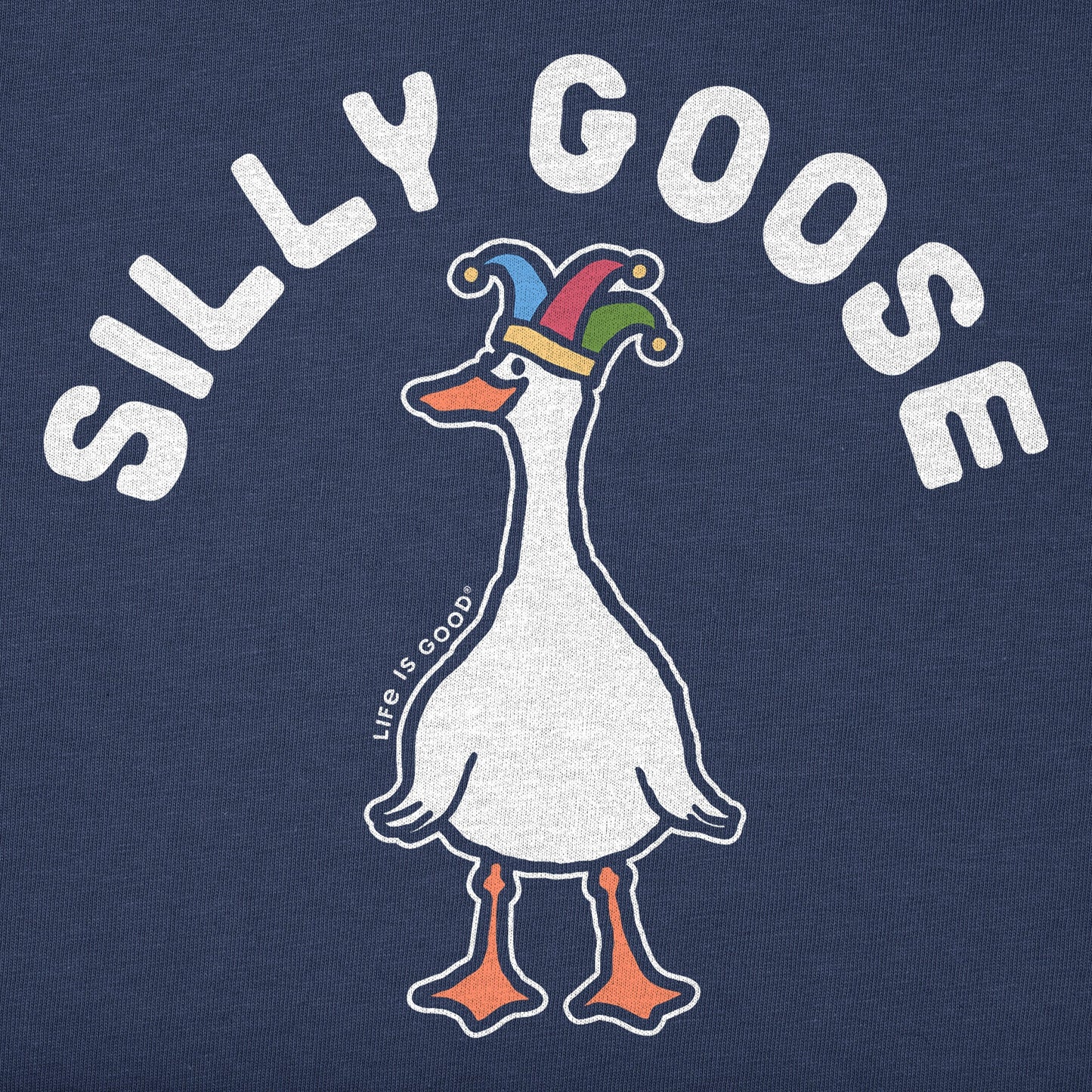 Toddler Silly Goose Hat Short Sleeve Crusher Tee