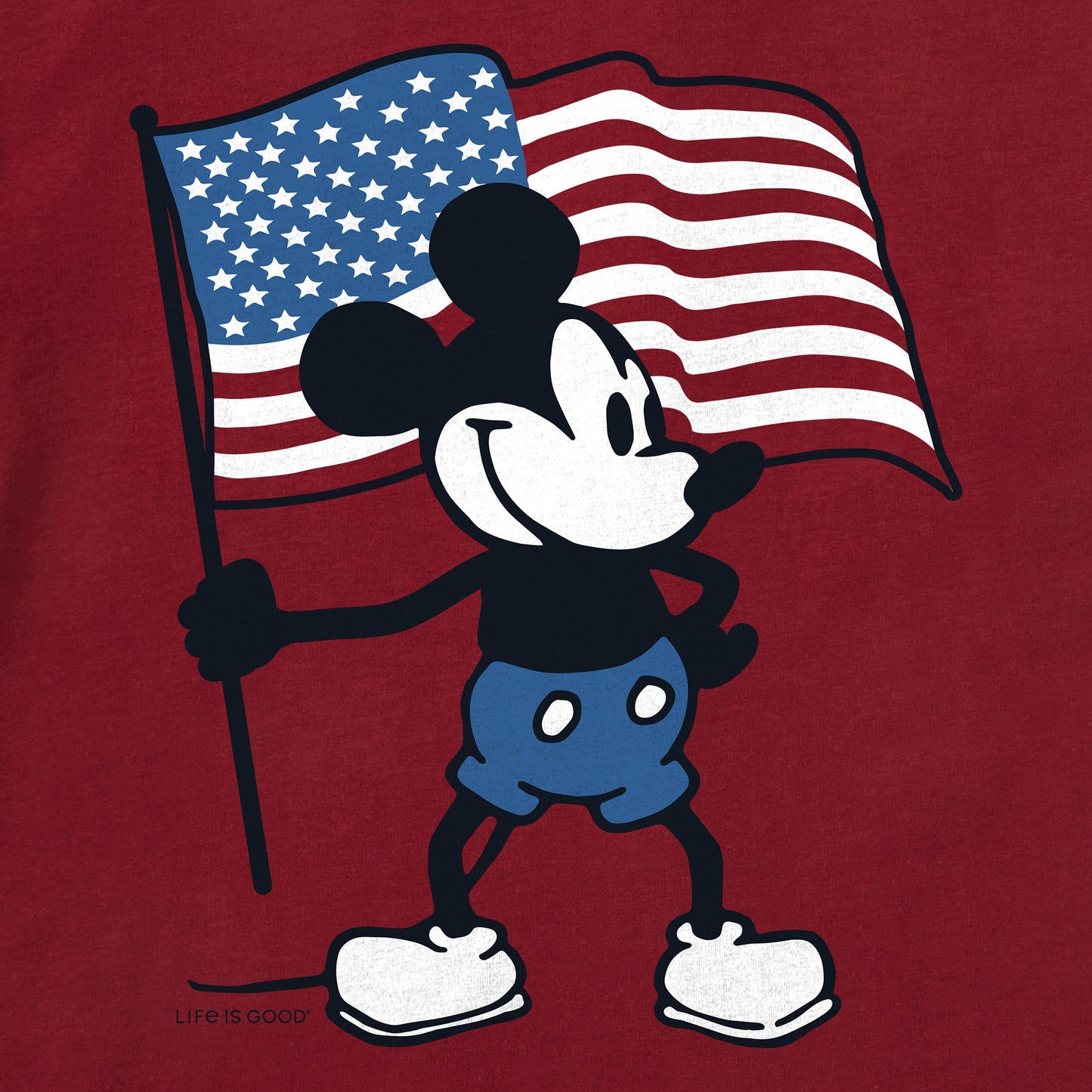 Men's Americana Steamboat Willie Short Sleeve Tee