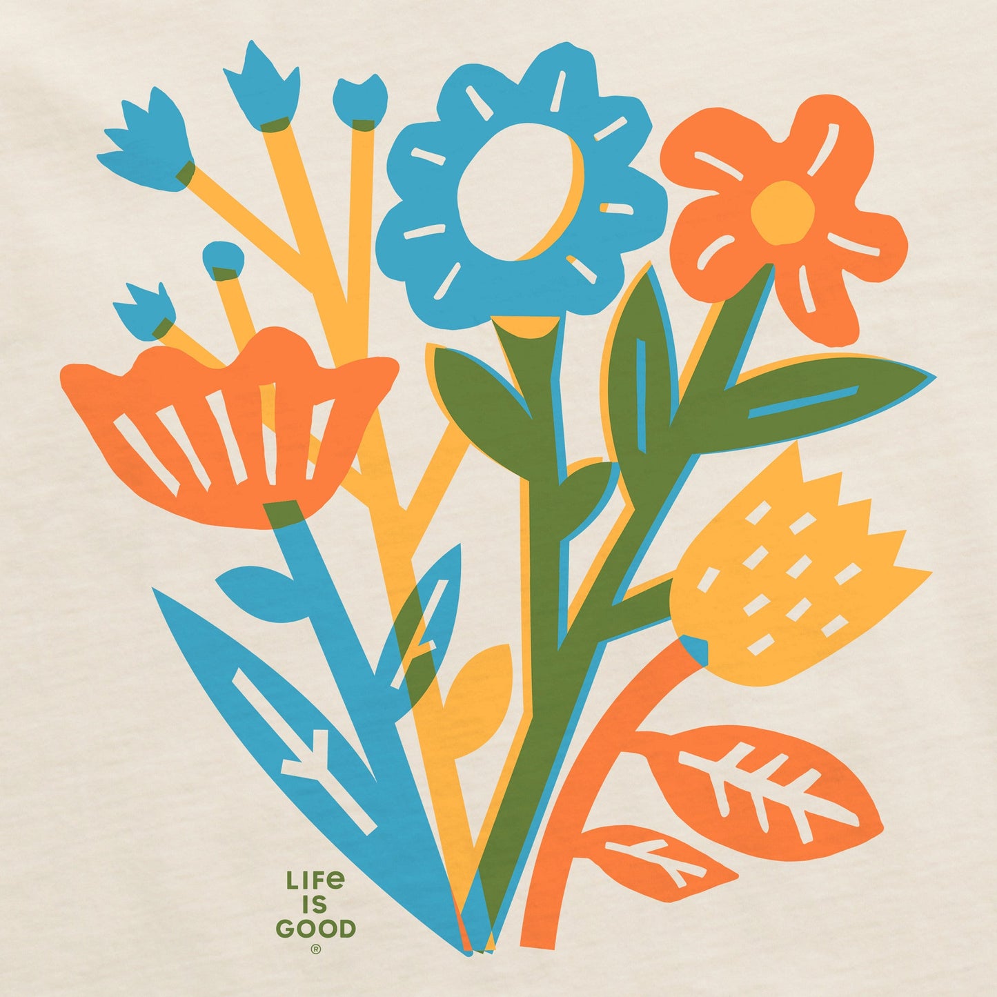 Women's Wildflower Splash Crusher-LITE Shrunken Tee