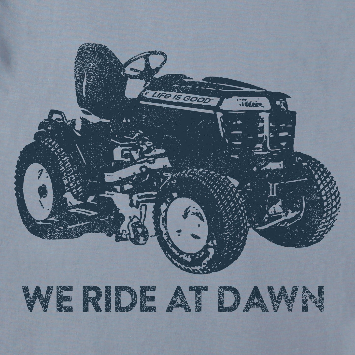 Men's Ride At Dawn Lawnmower Short Sleeve Crusher-LITE Slim Fit Tee