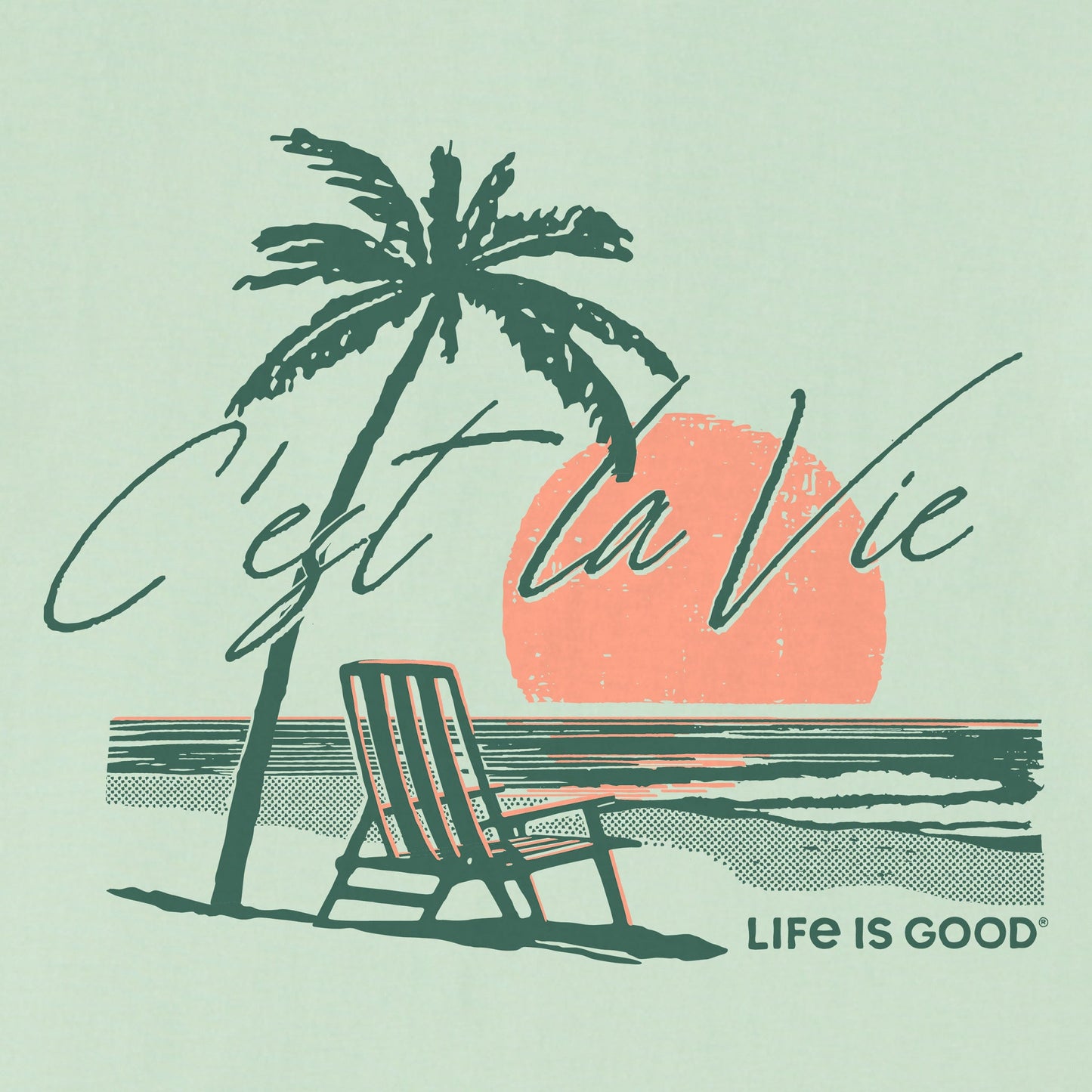 Women's C'est La Vie Short Sleeve Crusher Tee